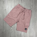 CP Company Jersey Shorts - Misty Rose Ironleague