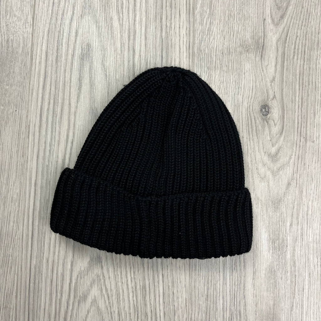 CP Company Lens Beanie - Black Ironleague