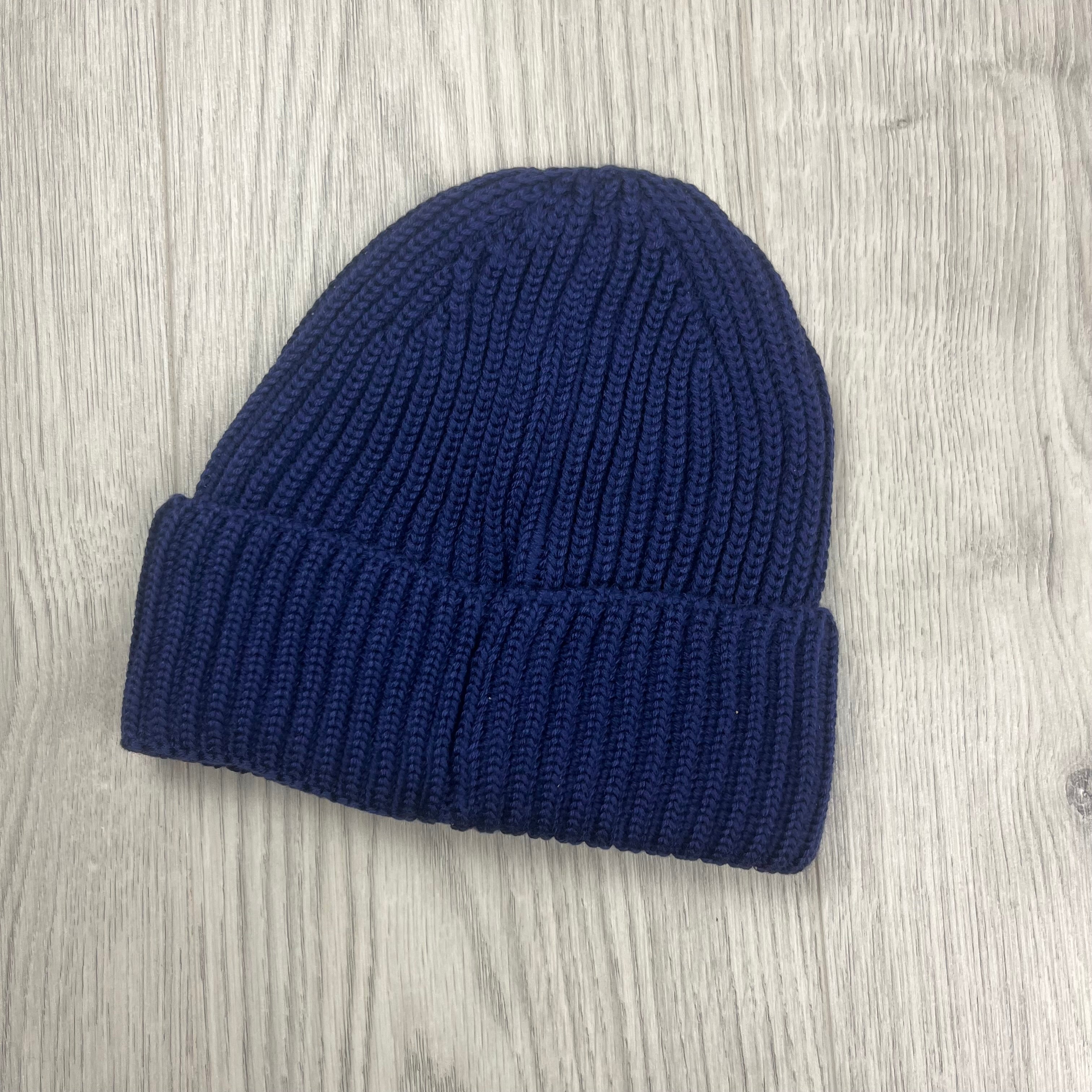 CP Company Lens Beanie - Estate Blue Ironleague
