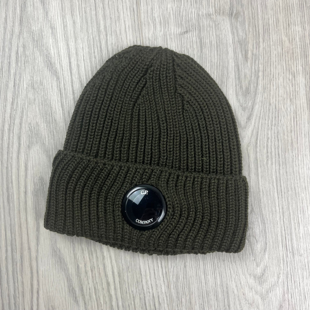 CP Company Lens Beanie - Ivy Green Ironleague