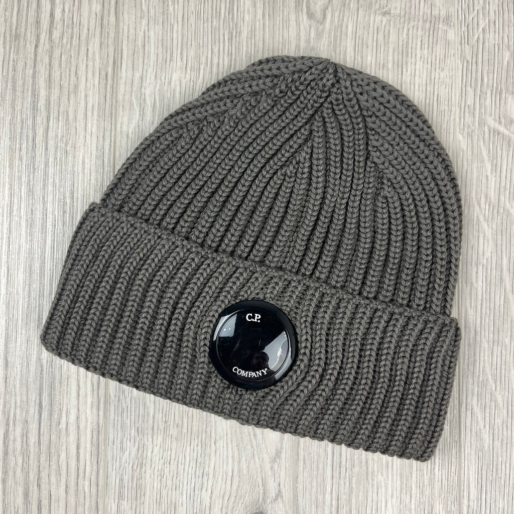 CP Company Lens Beanie - Walnut Ironleague