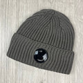 CP Company Lens Beanie - Walnut Ironleague