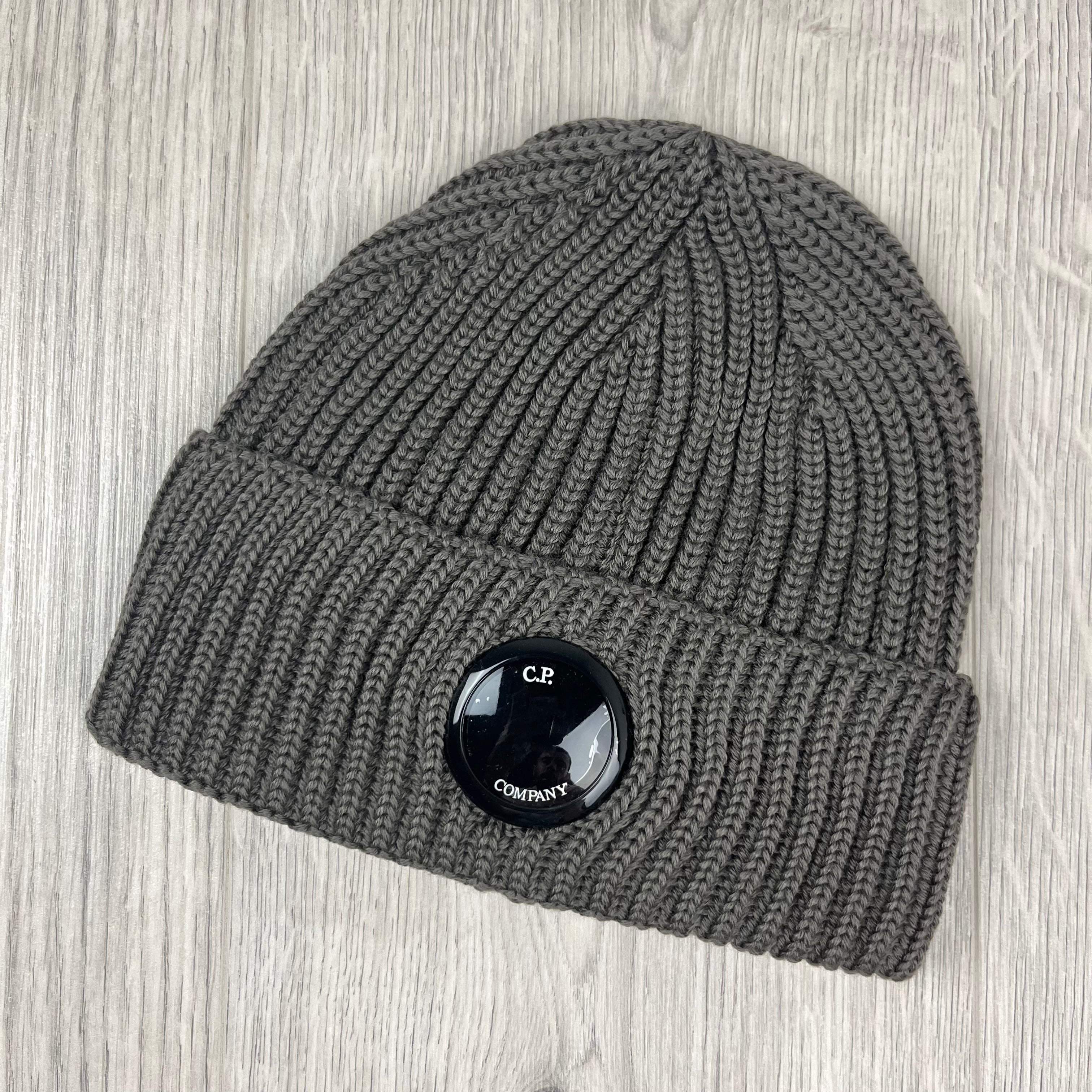 CP Company Lens Beanie - Walnut Ironleague