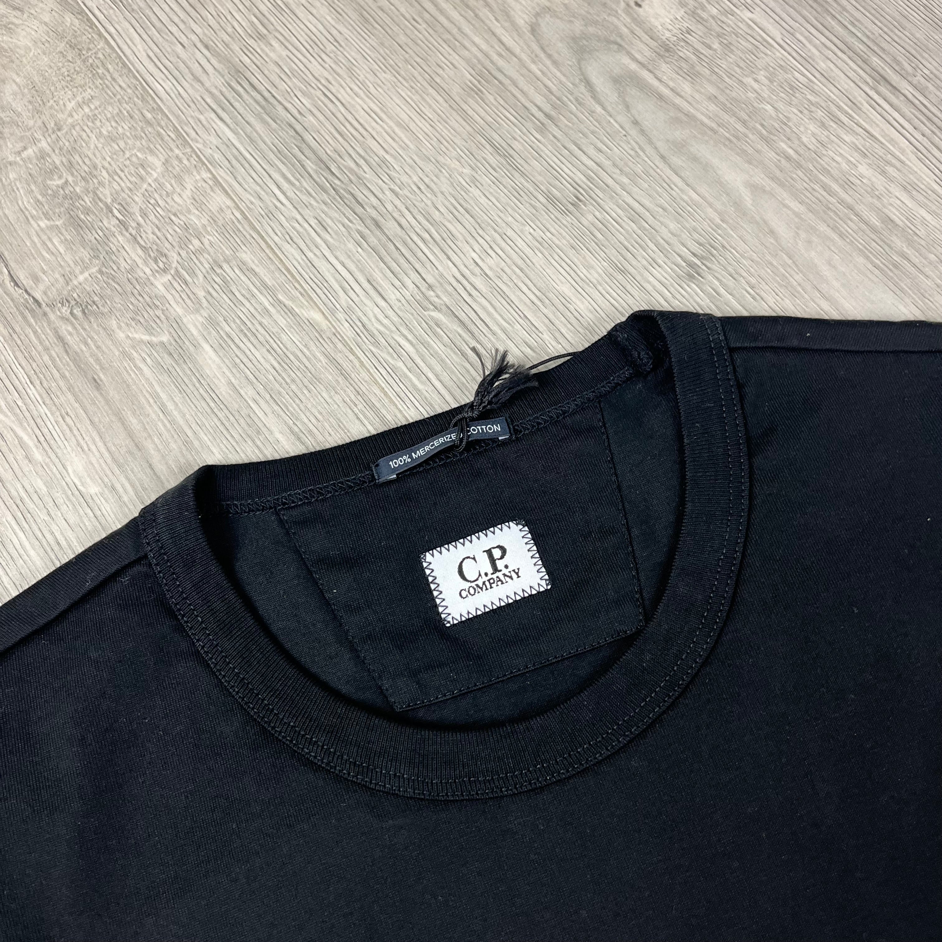 CP Company Patch T-Shirt - Black Ironleague