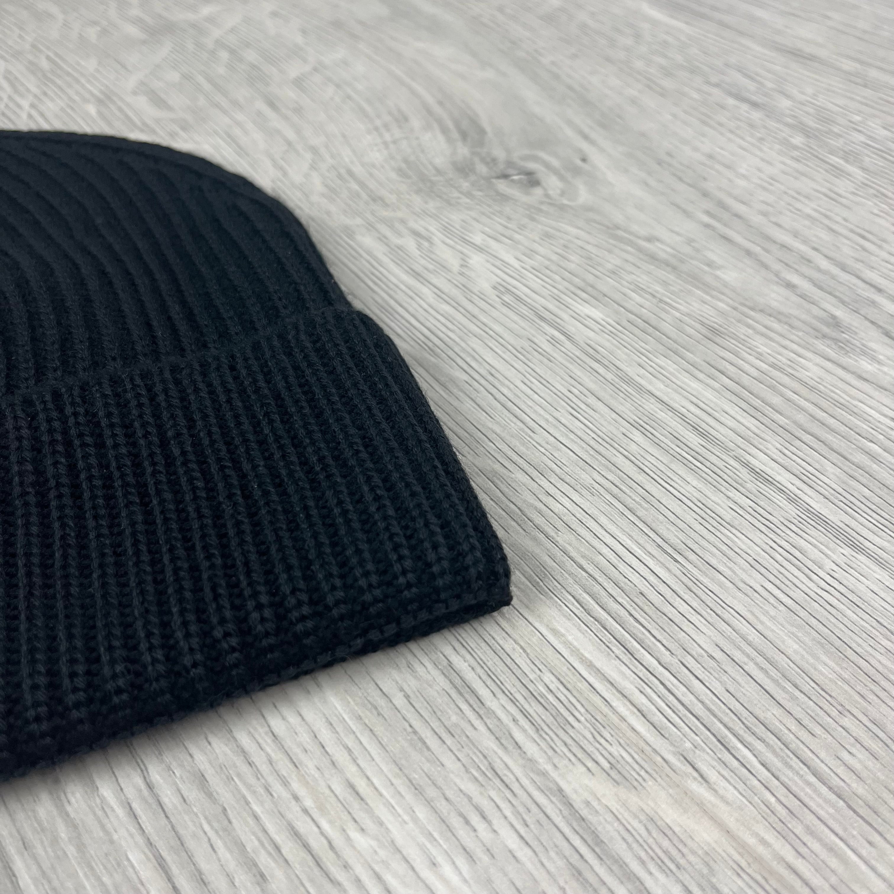 CP Company Metropolis Beanie - Black Ironleague