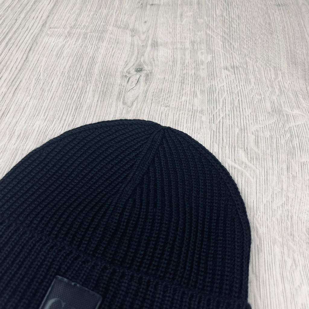 CP Company Metropolis Beanie - Black Ironleague