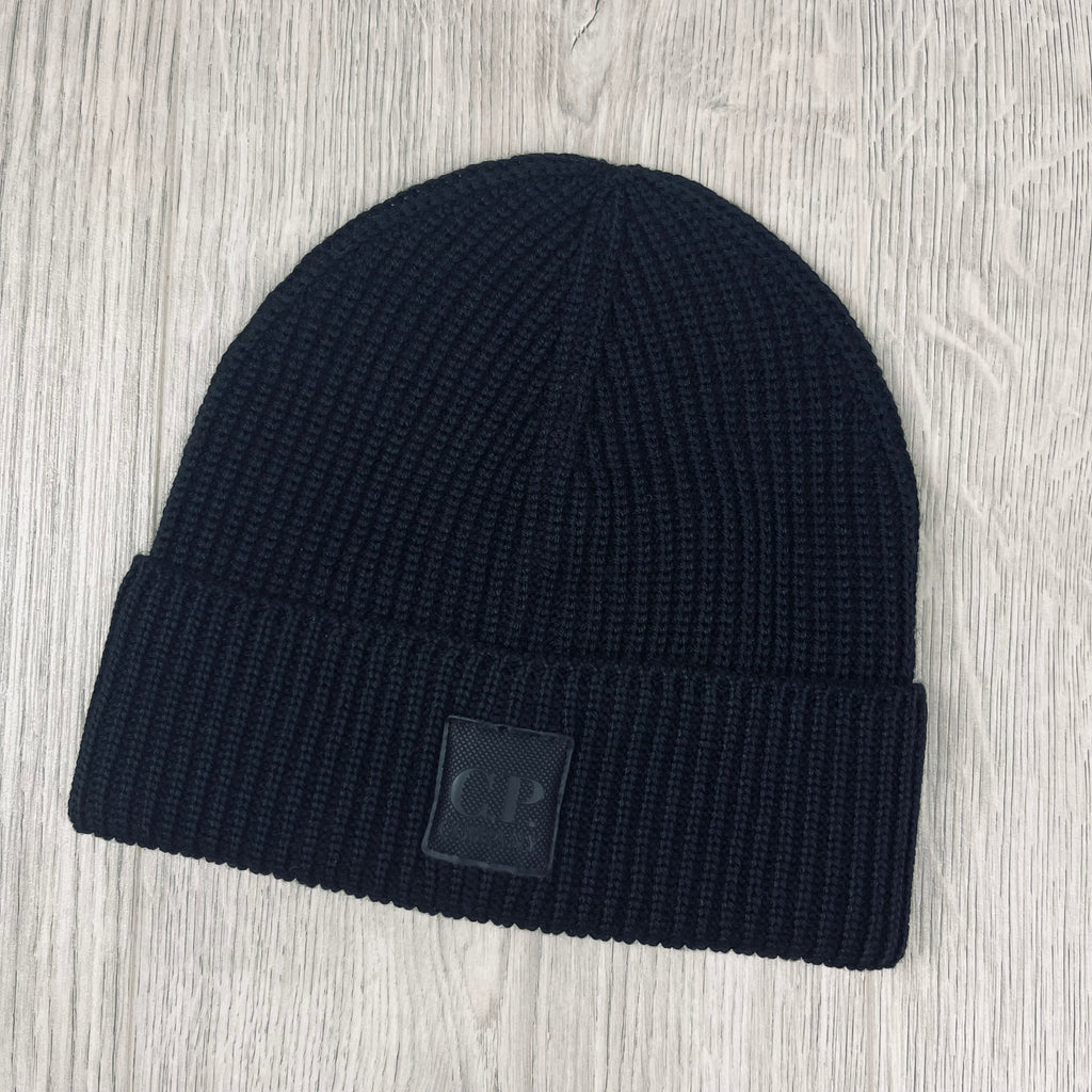 CP Company Metropolis Beanie - Black Ironleague