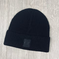 CP Company Metropolis Beanie - Black Ironleague