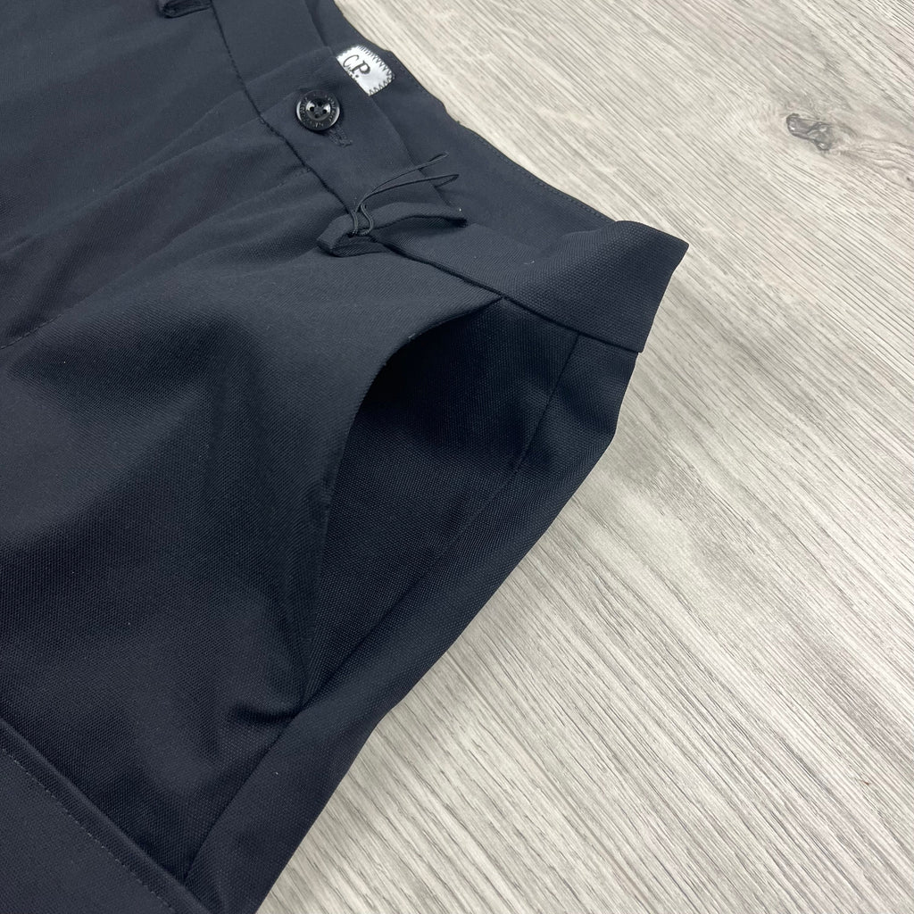 CP Company Metropolis Cargo Shorts - Black Ironleague