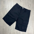 CP Company Metropolis Cargo Shorts - Black Ironleague