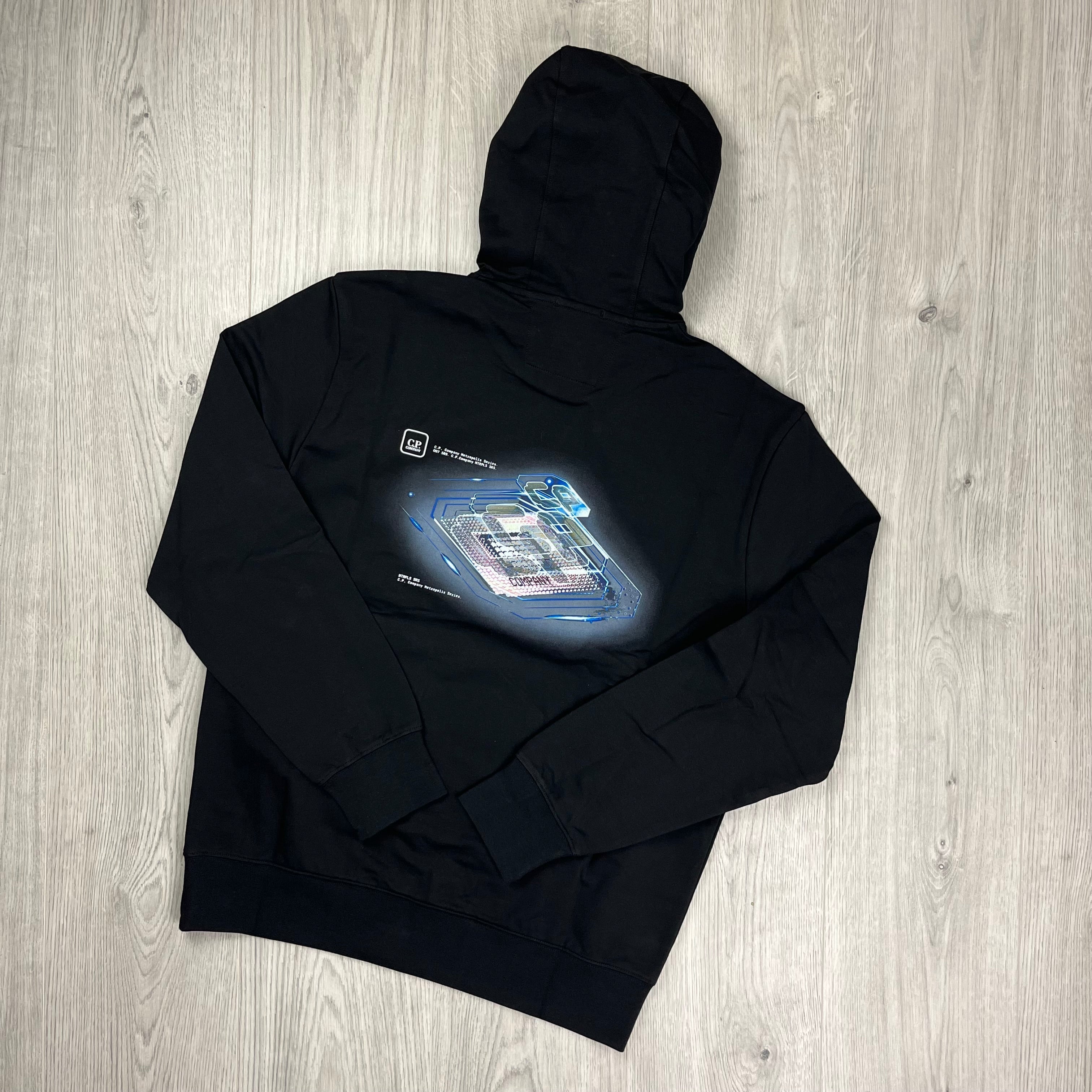 CP Company Metropolis Hoodie - Black Ironleague