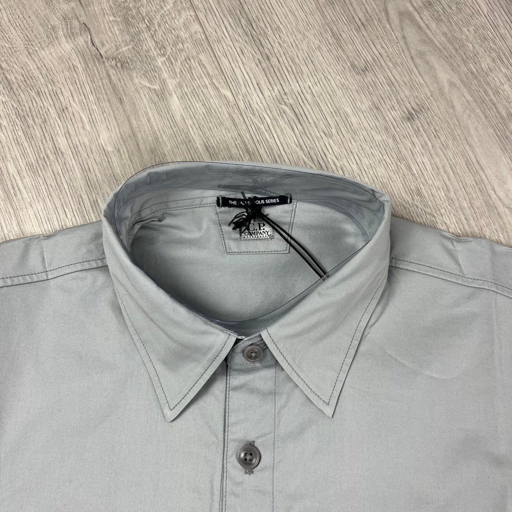 CP Company Metropolis Overshirt - Limestone Ironleague