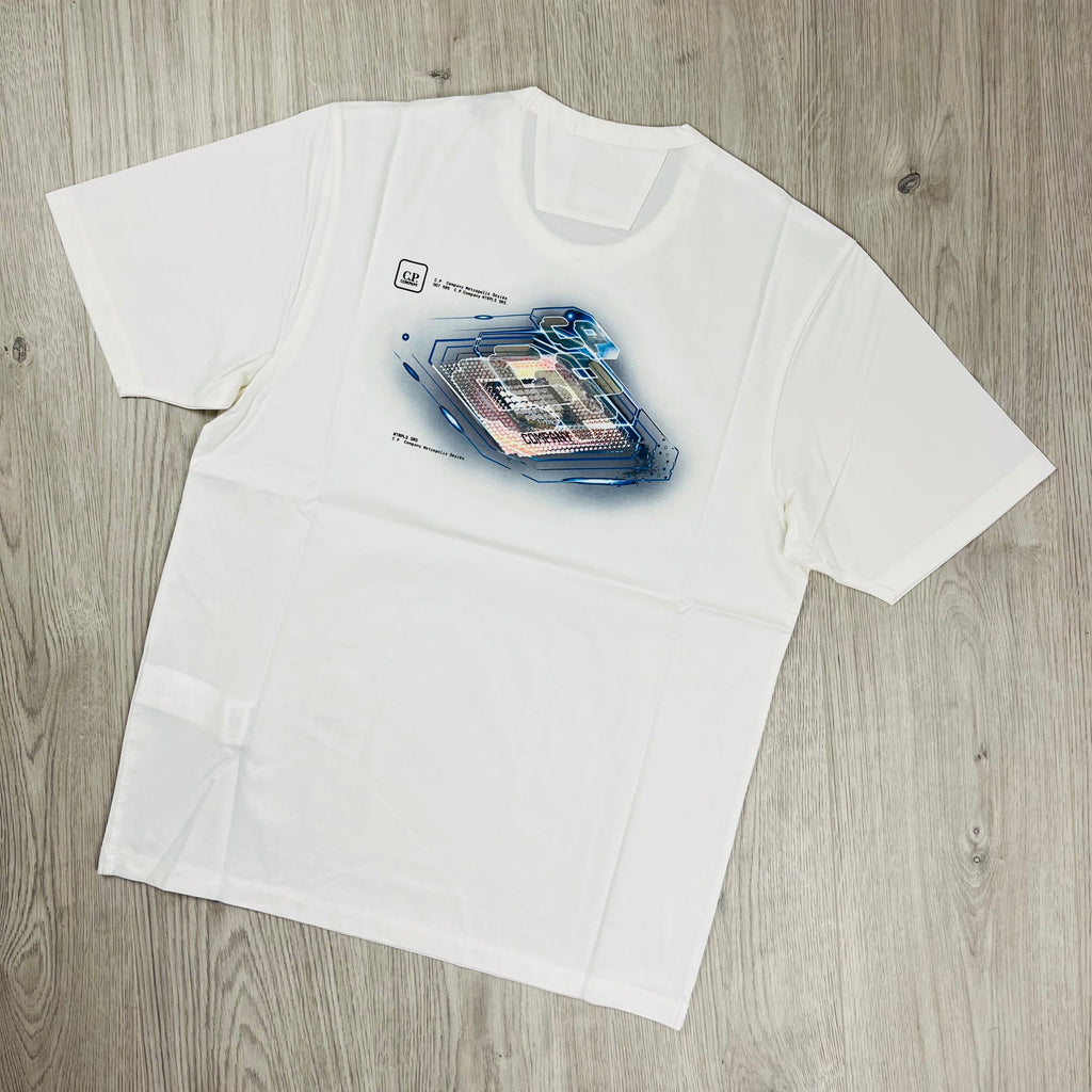 CP Company Metropolis T-Shirt - White Ironleague