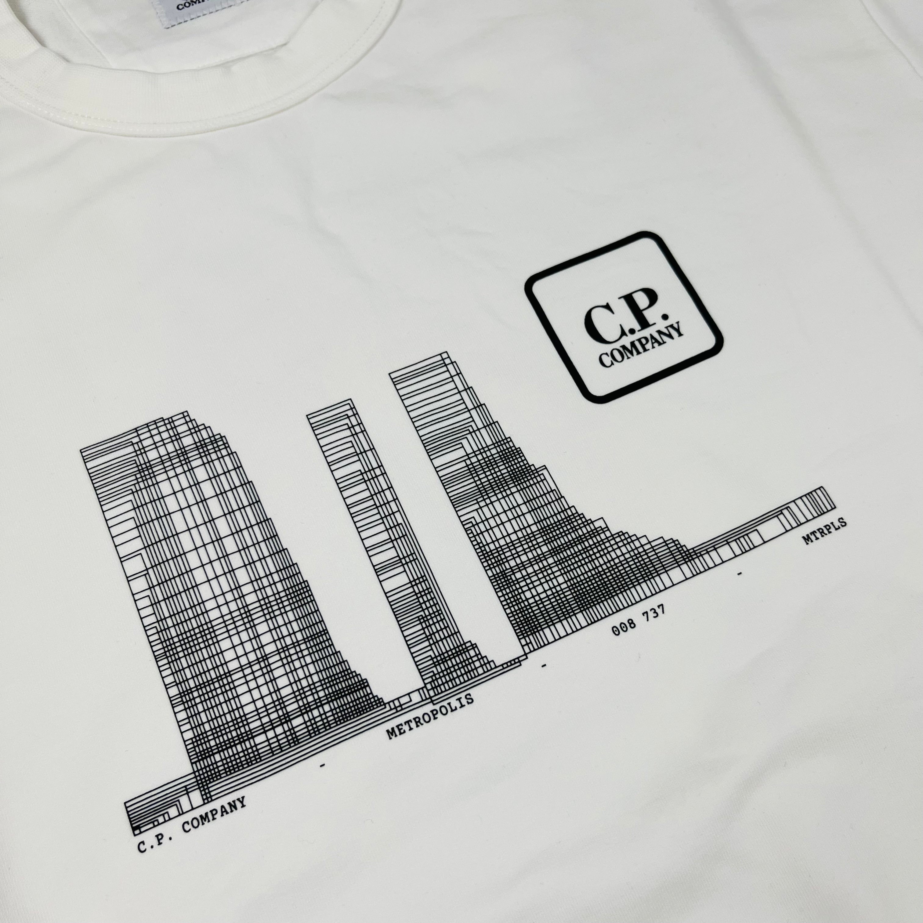 CP Company Metropolis Sweatshirt - White Ironleague