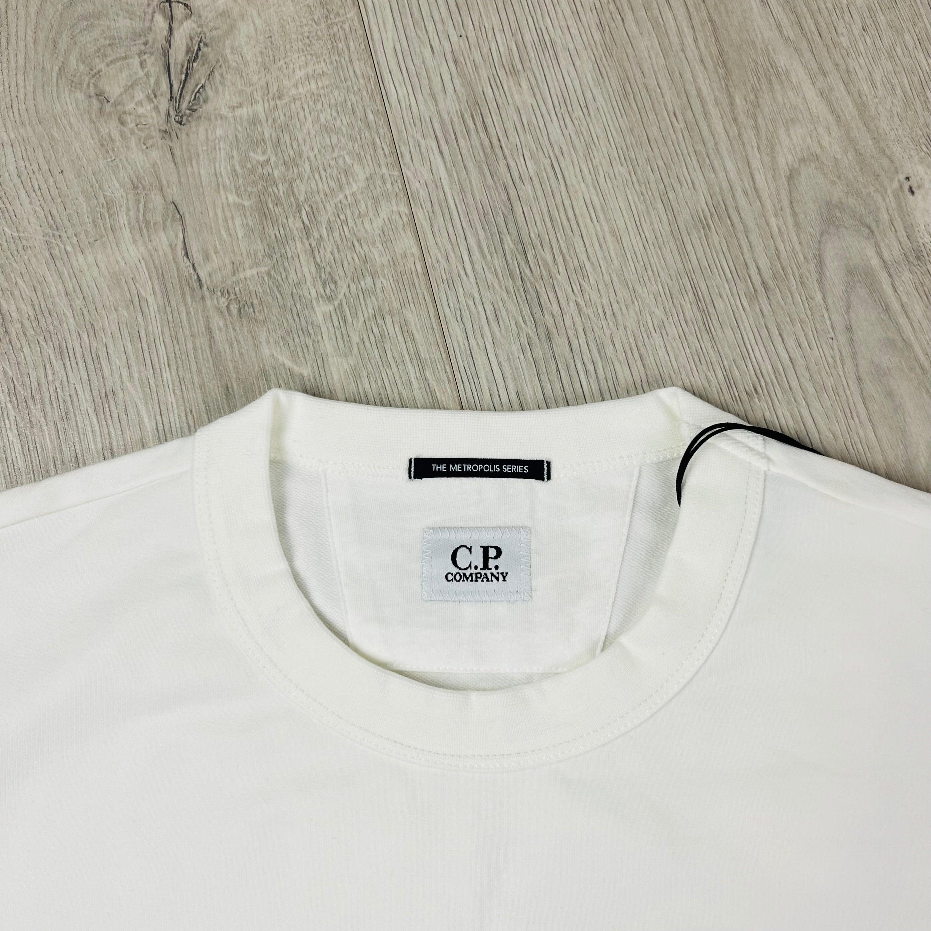 CP Company Metropolis Sweatshirt - White Ironleague