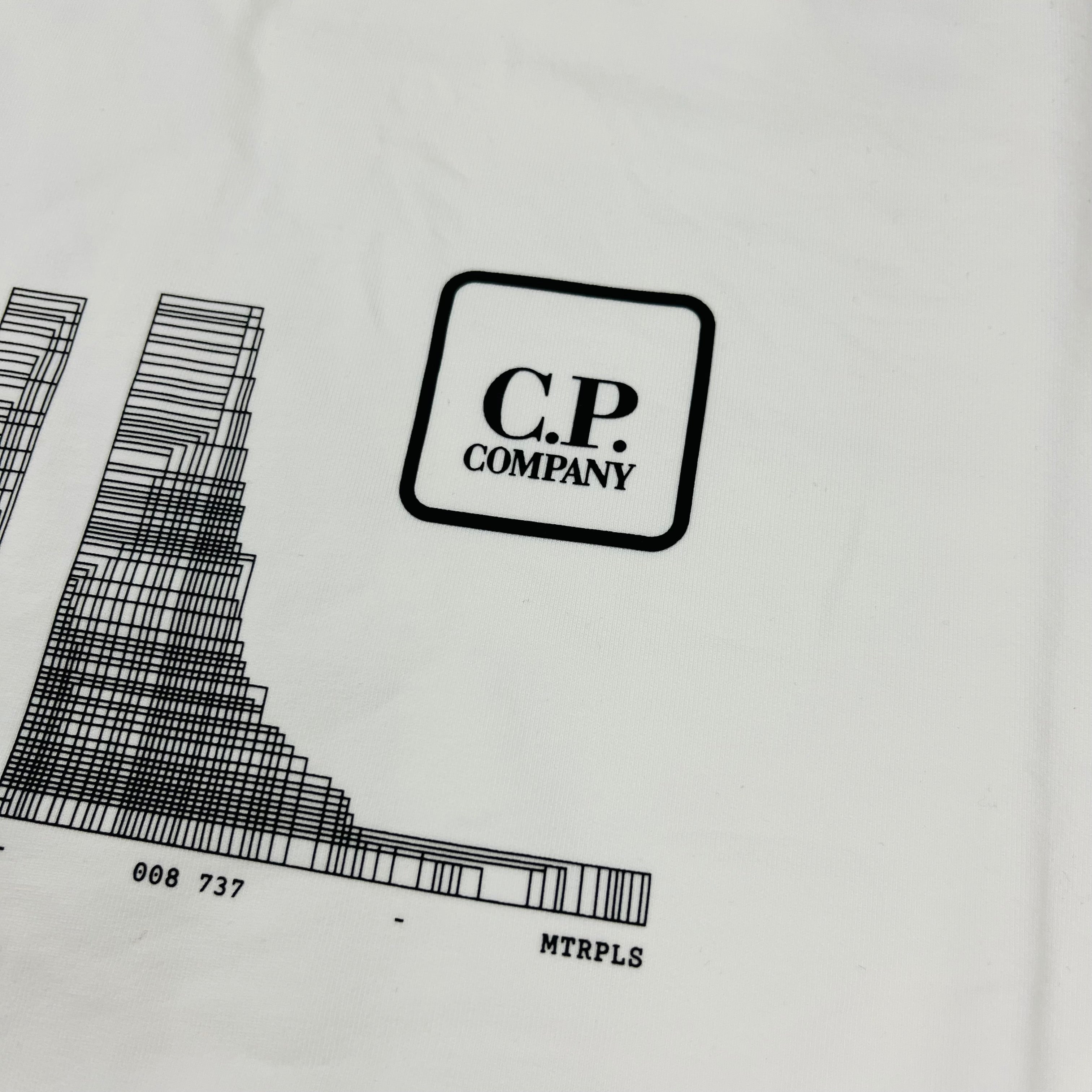 CP Company Metropolis Sweatshirt - White Ironleague