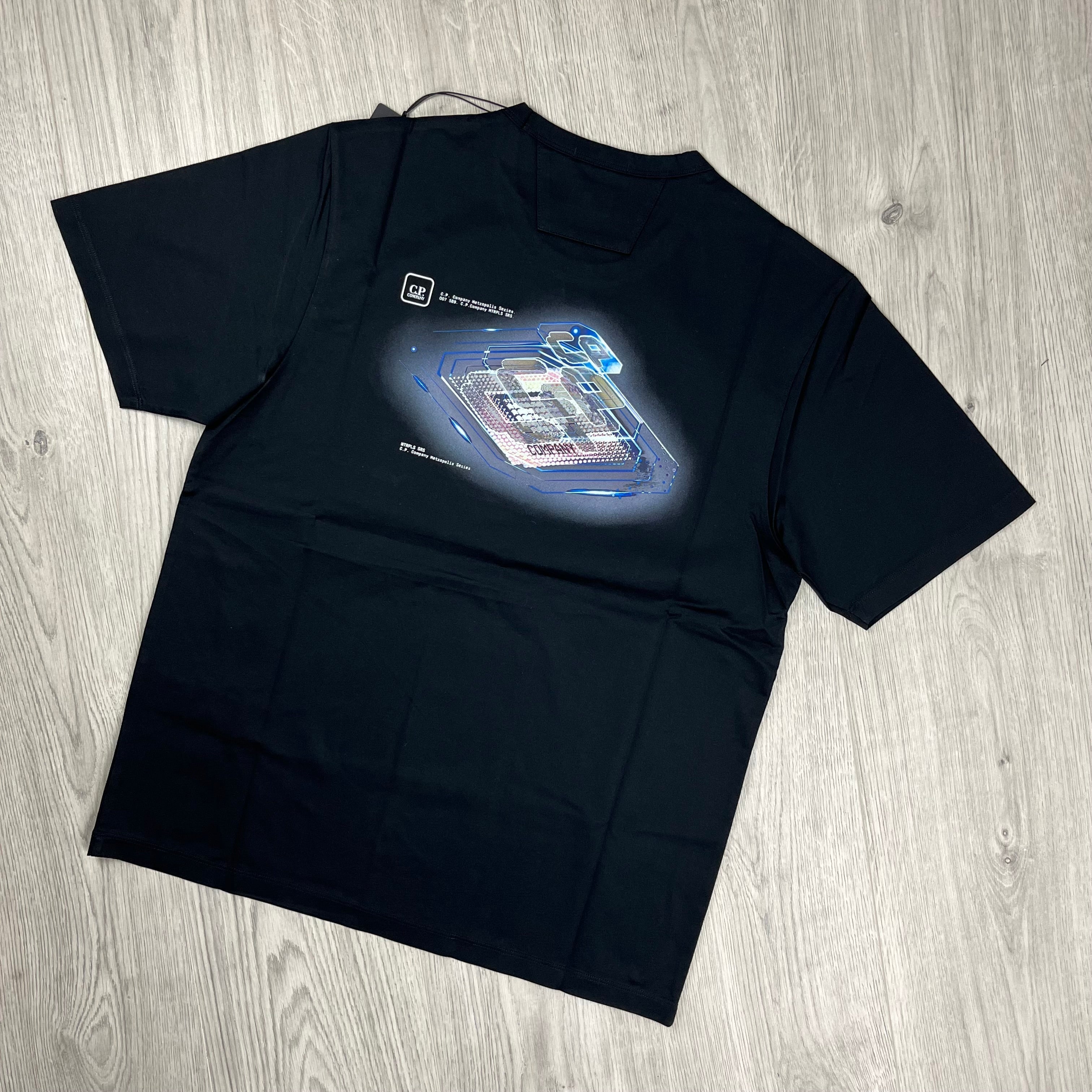 CP Company Metropolis T-Shirt - Black Ironleague