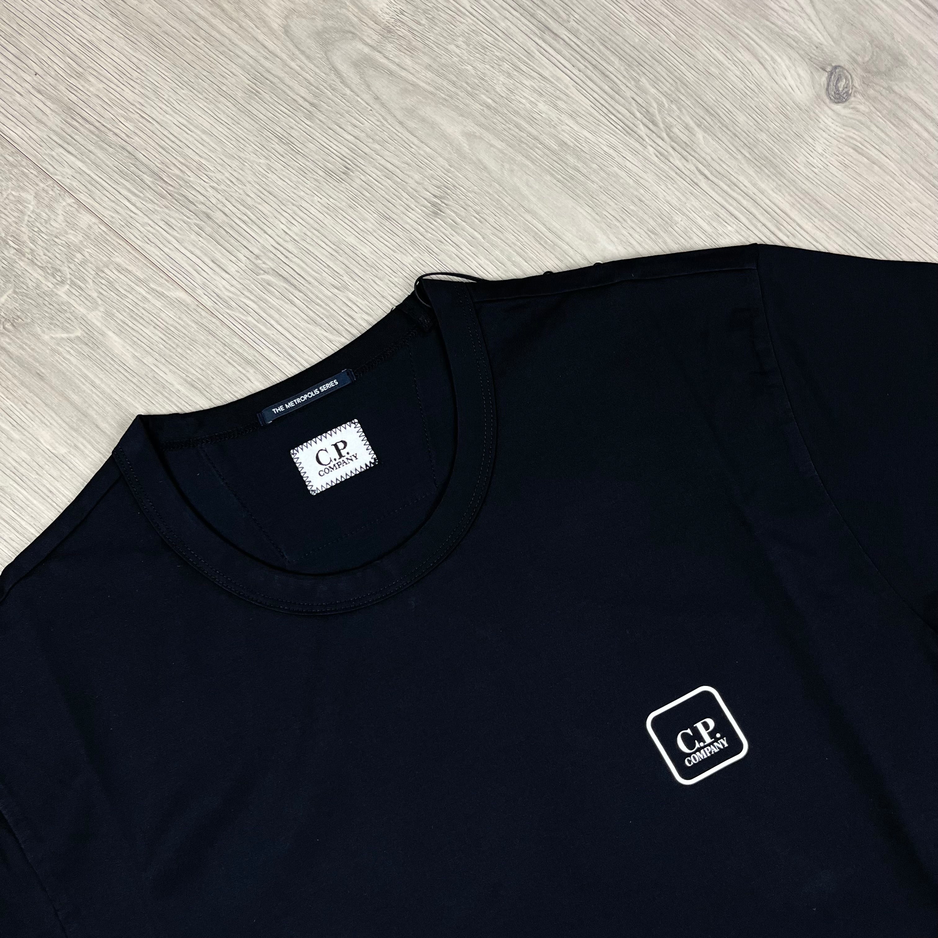 CP Company Metropolis T-Shirt - Black Ironleague