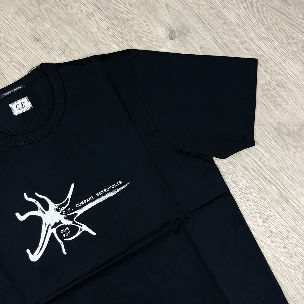 CP Company Metropolis T-Shirt - Black Ironleague