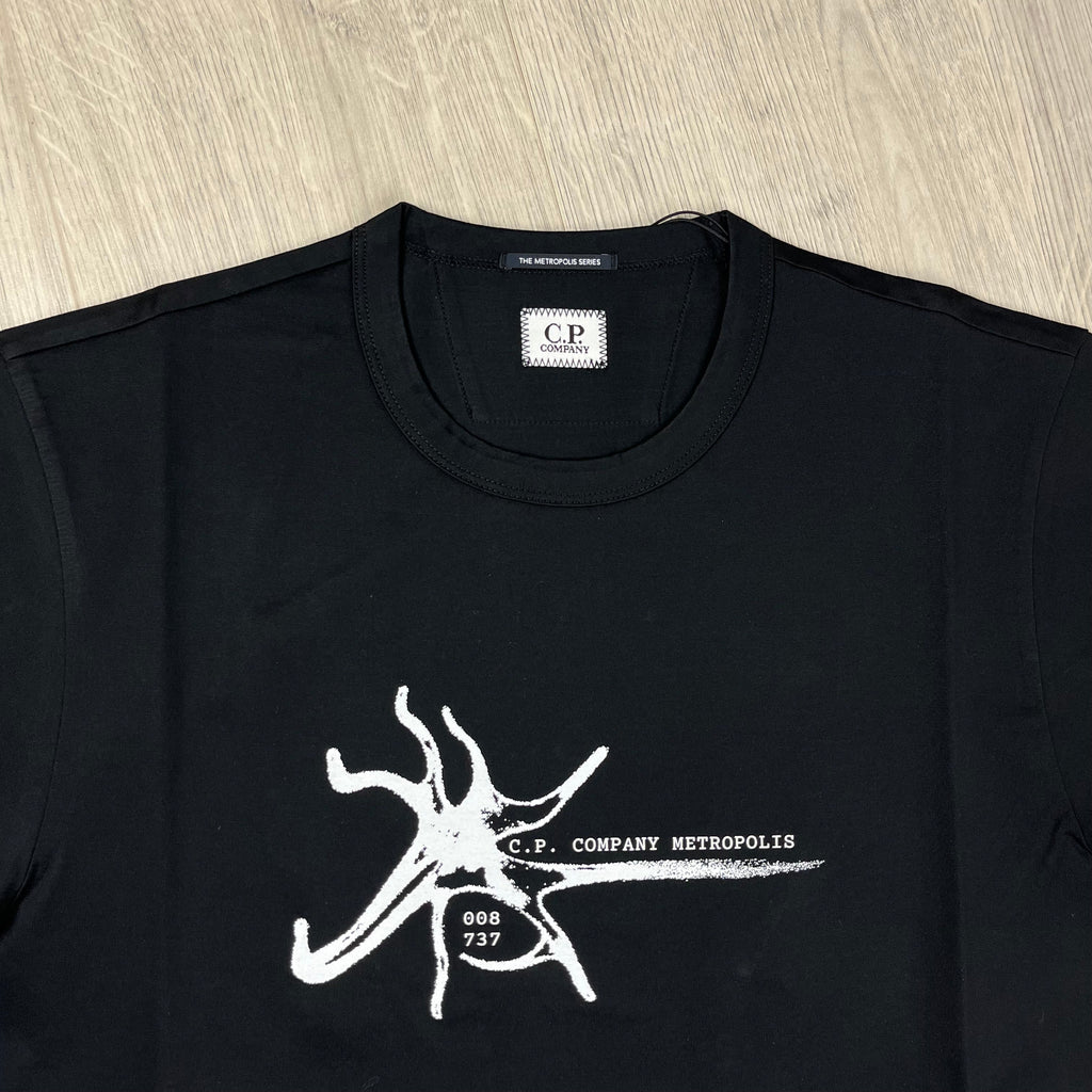 CP Company Metropolis T-Shirt - Black Ironleague