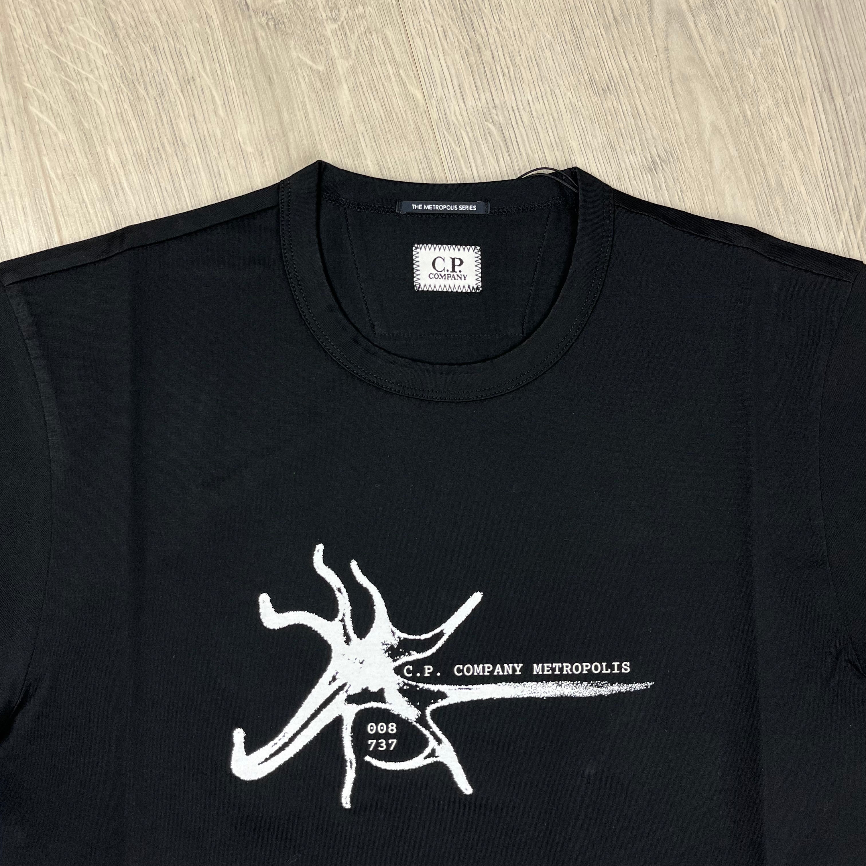 CP Company Metropolis T-Shirt - Black Ironleague