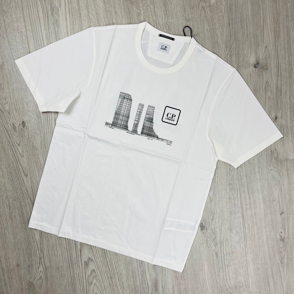 CP Company Metropolis T-Shirt - White Ironleague