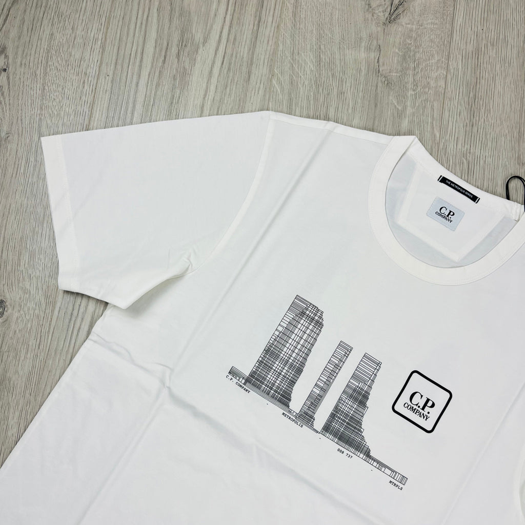 CP Company Metropolis T-Shirt - White Ironleague