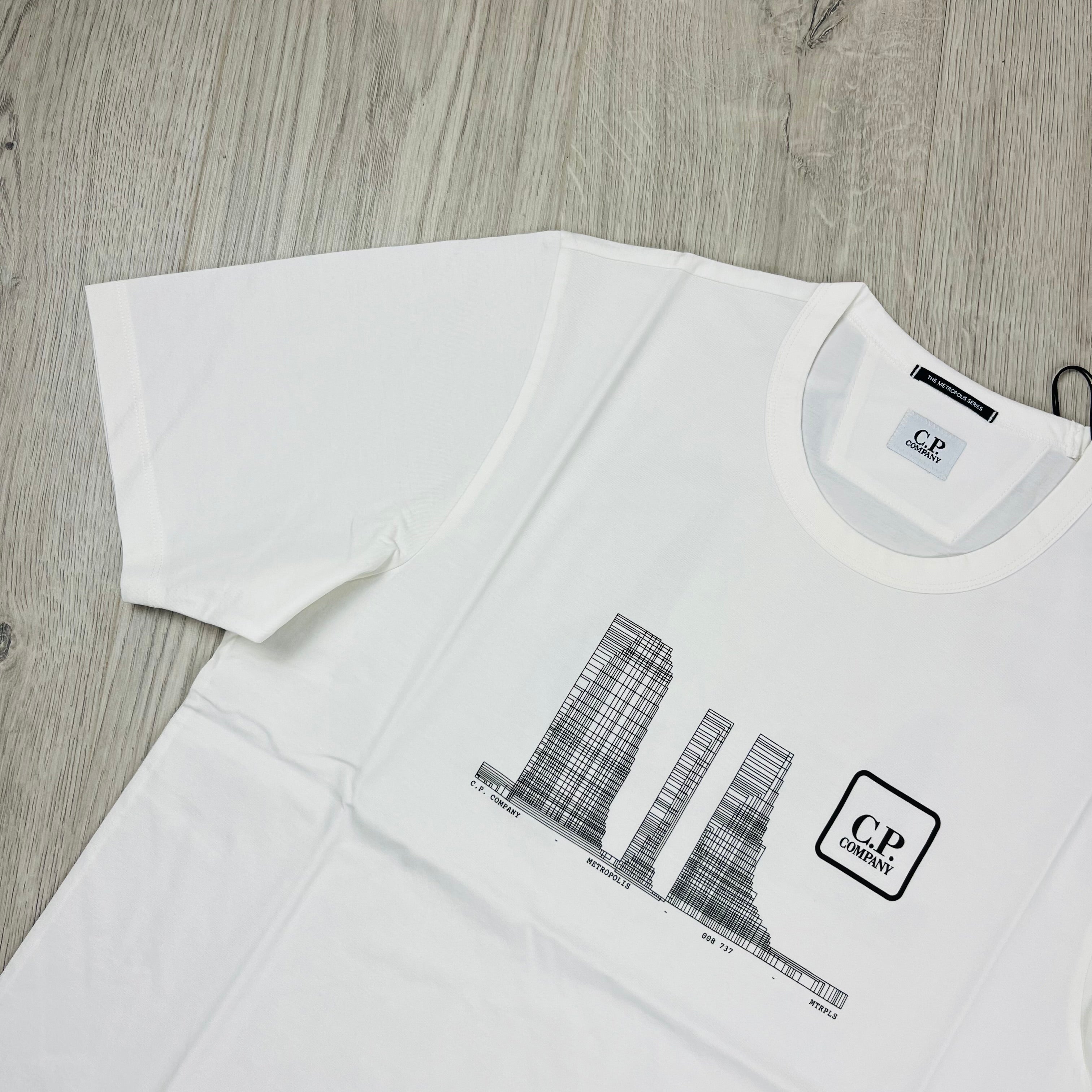 CP Company Metropolis T-Shirt - White Ironleague