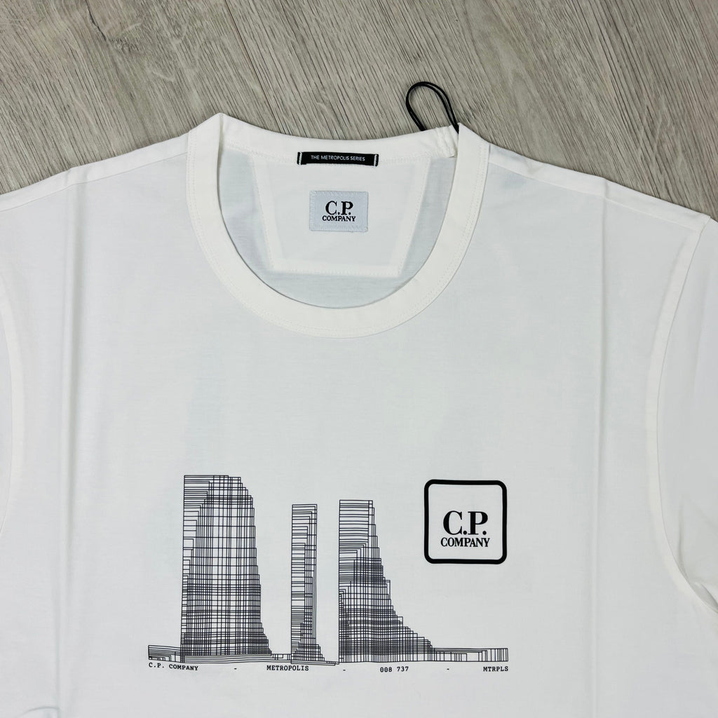 CP Company Metropolis T-Shirt - White Ironleague