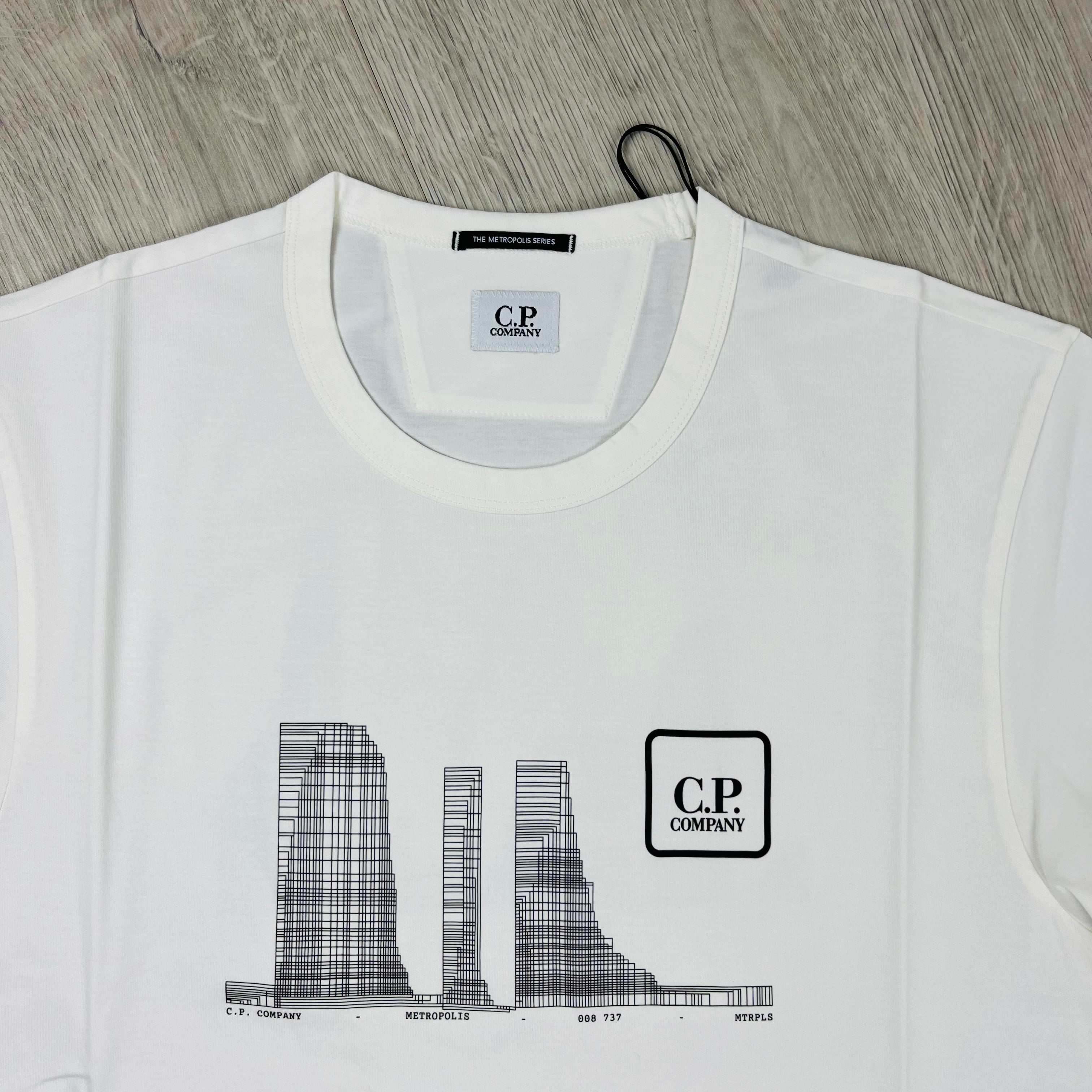 CP Company Metropolis T-Shirt - White Ironleague