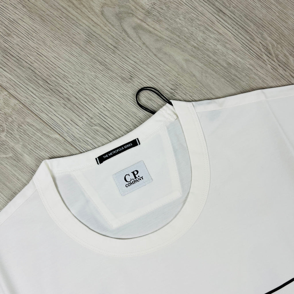CP Company Metropolis T-Shirt - White Ironleague