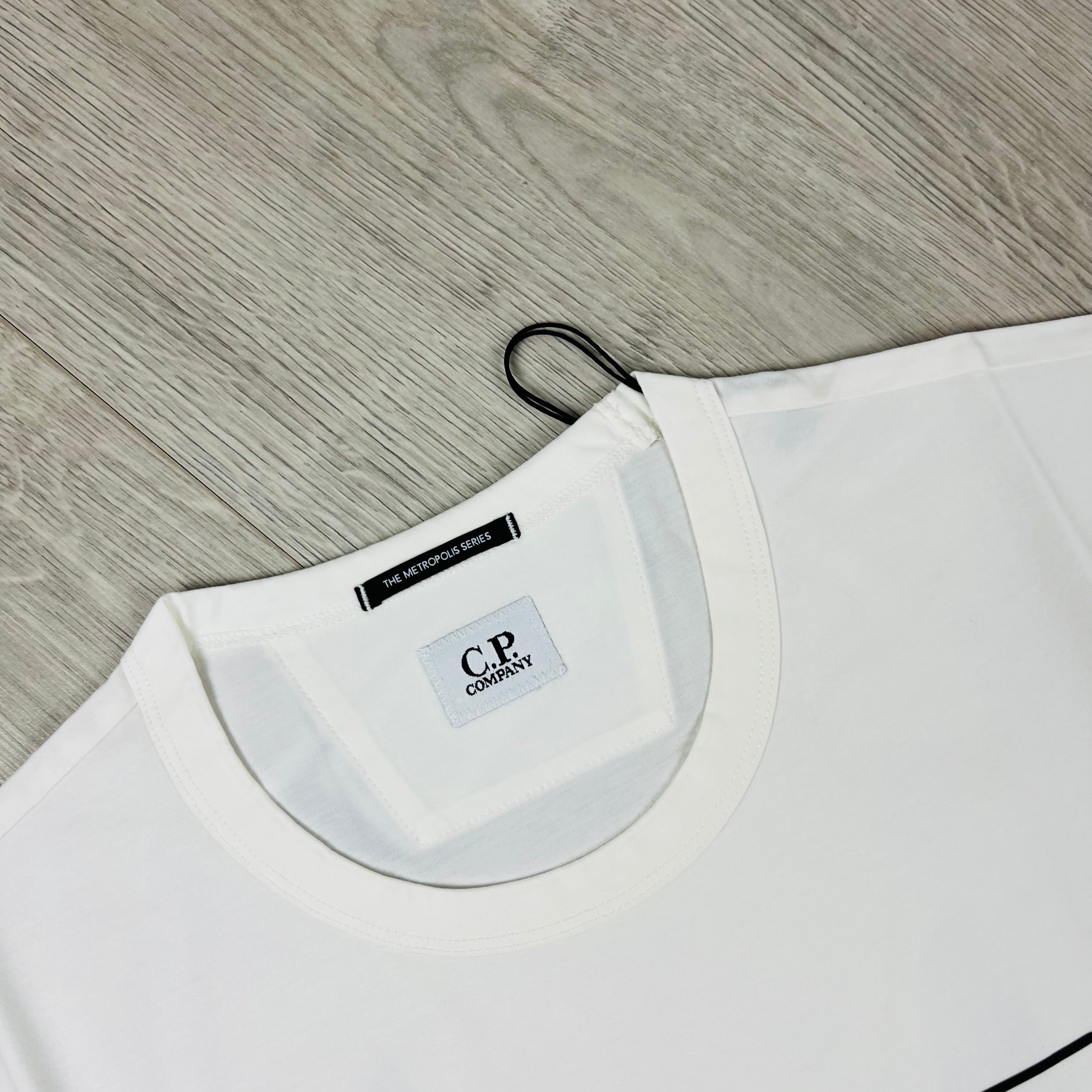 CP Company Metropolis T-Shirt - White Ironleague