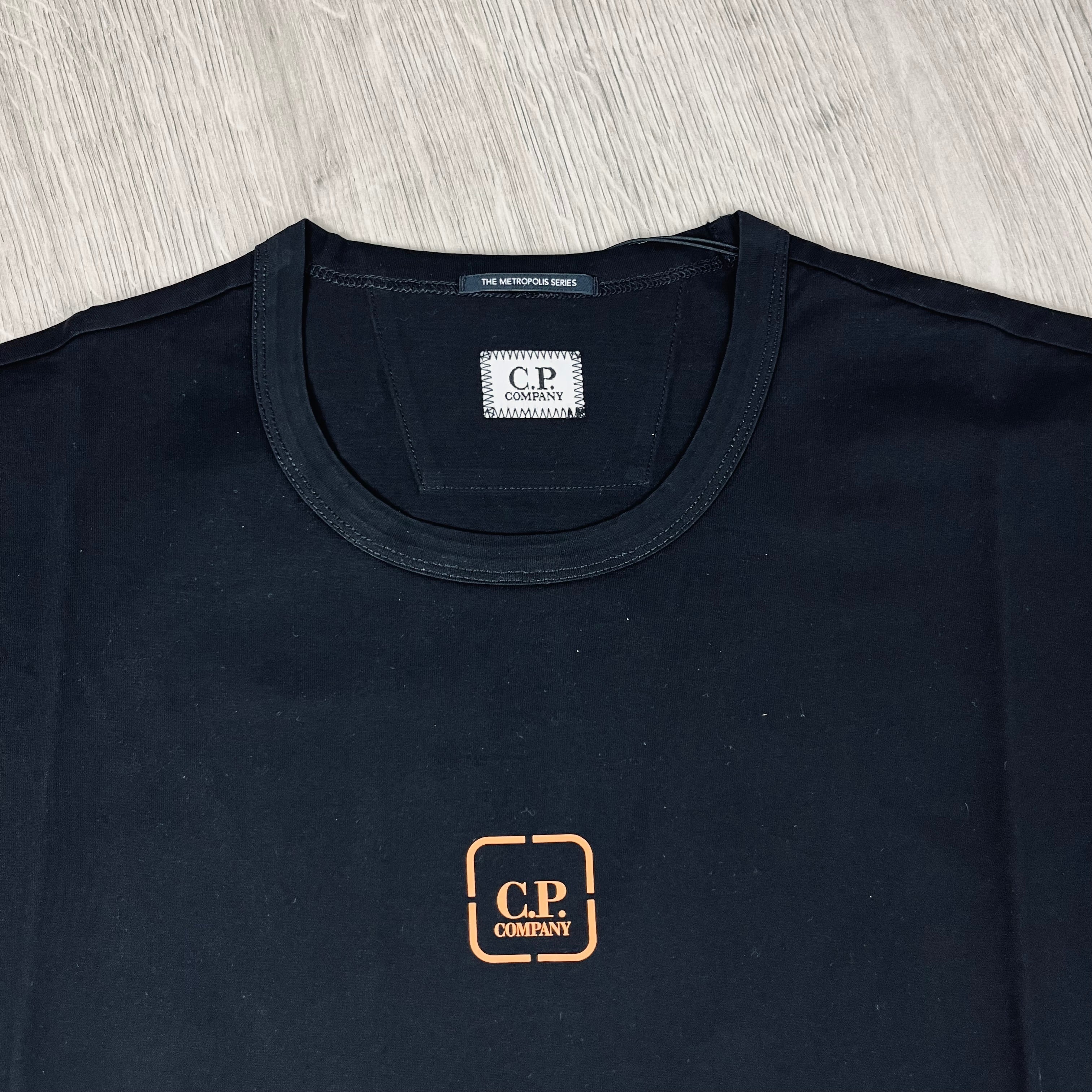 CP Company Metropolis T-Shirt - Black Ironleague