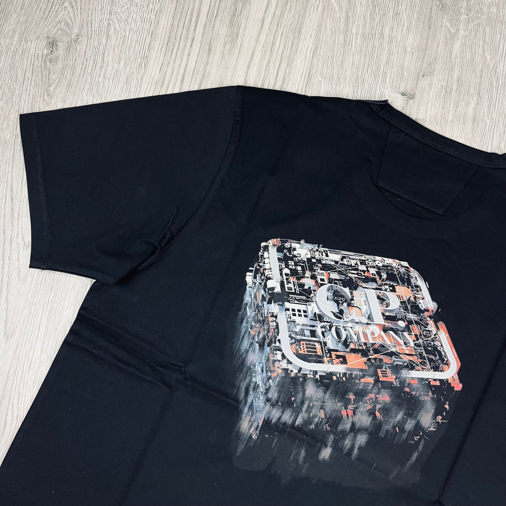 CP Company Metropolis T-Shirt - Black Ironleague