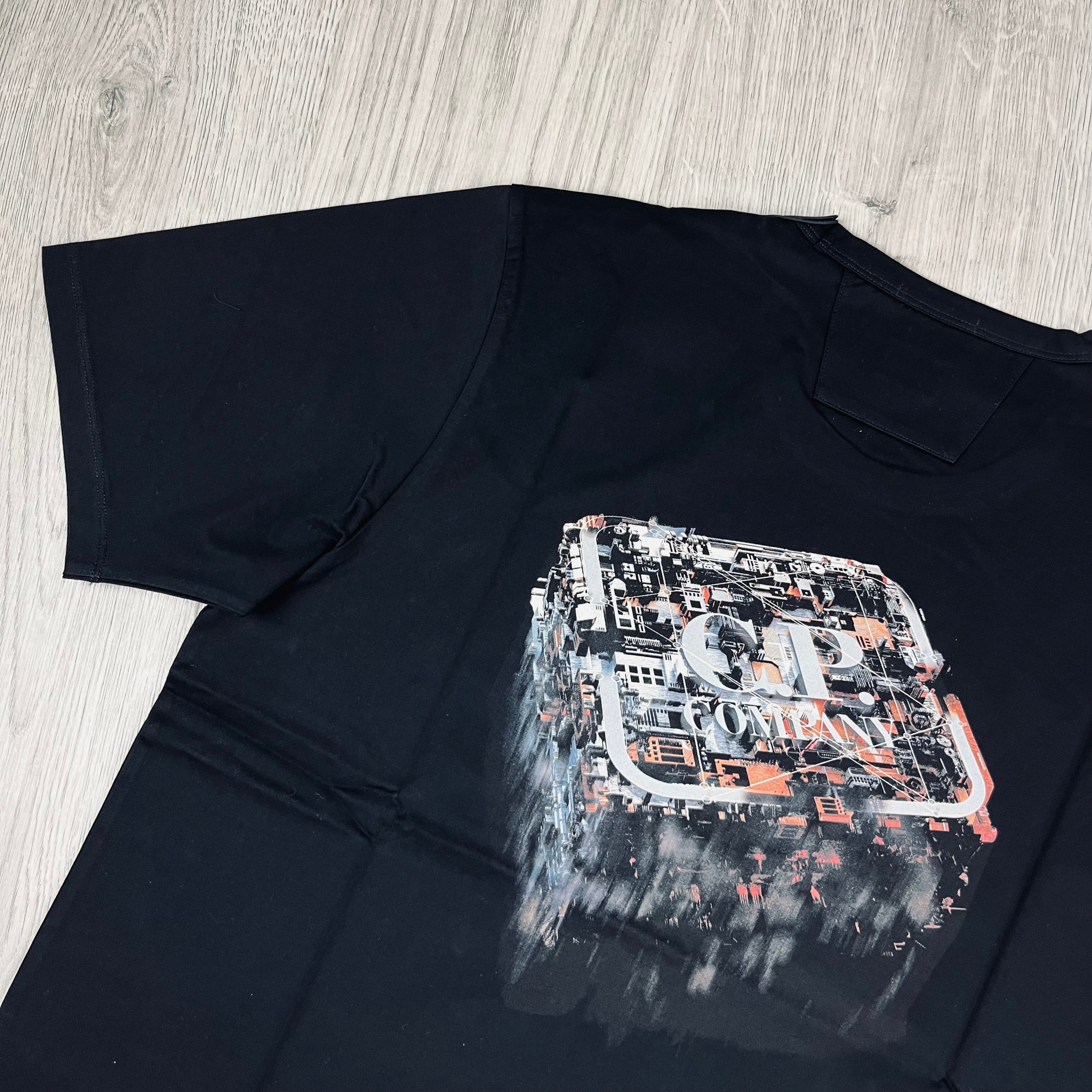 CP Company Metropolis T-Shirt - Black Ironleague