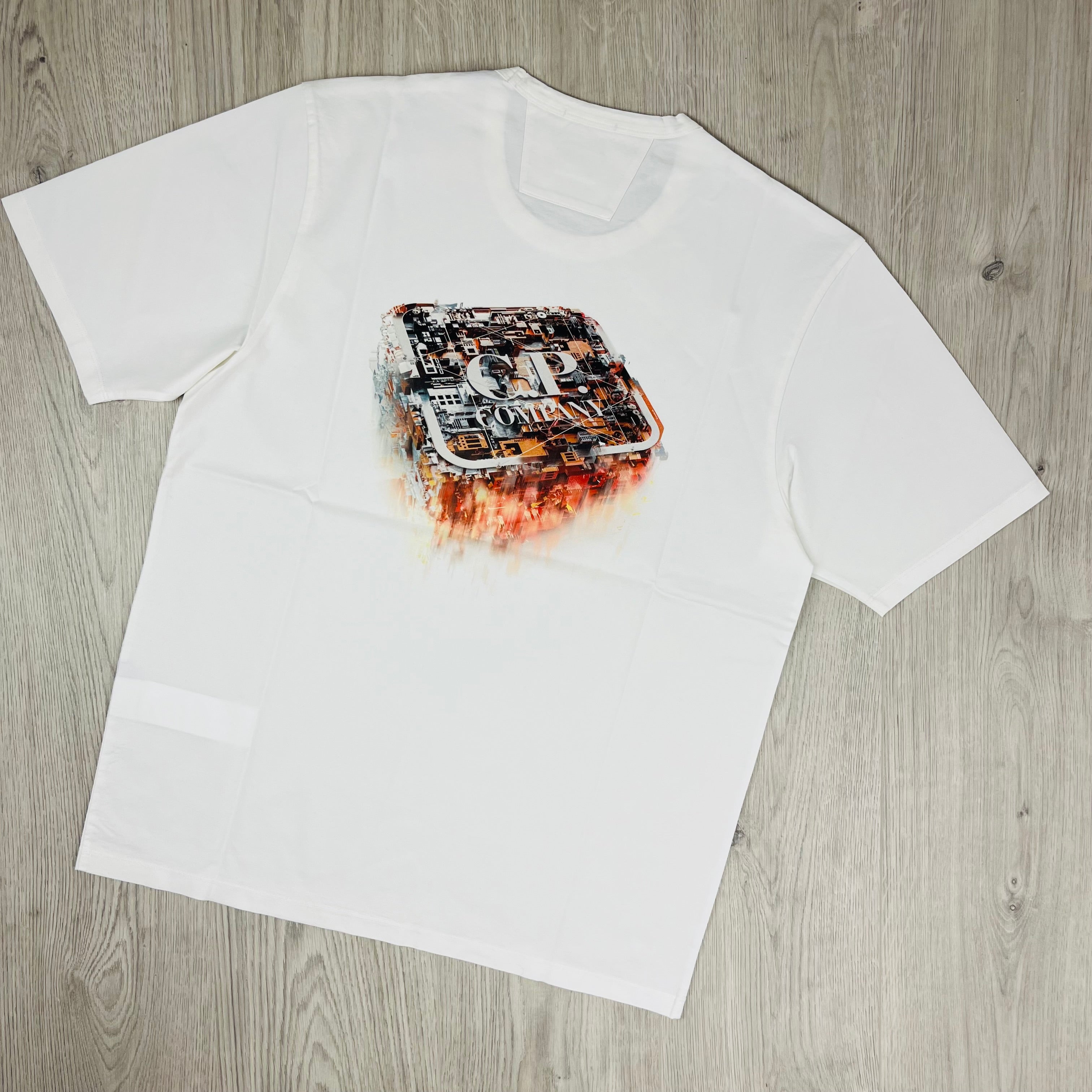 CP Company Metropolis T-Shirt - White Ironleague