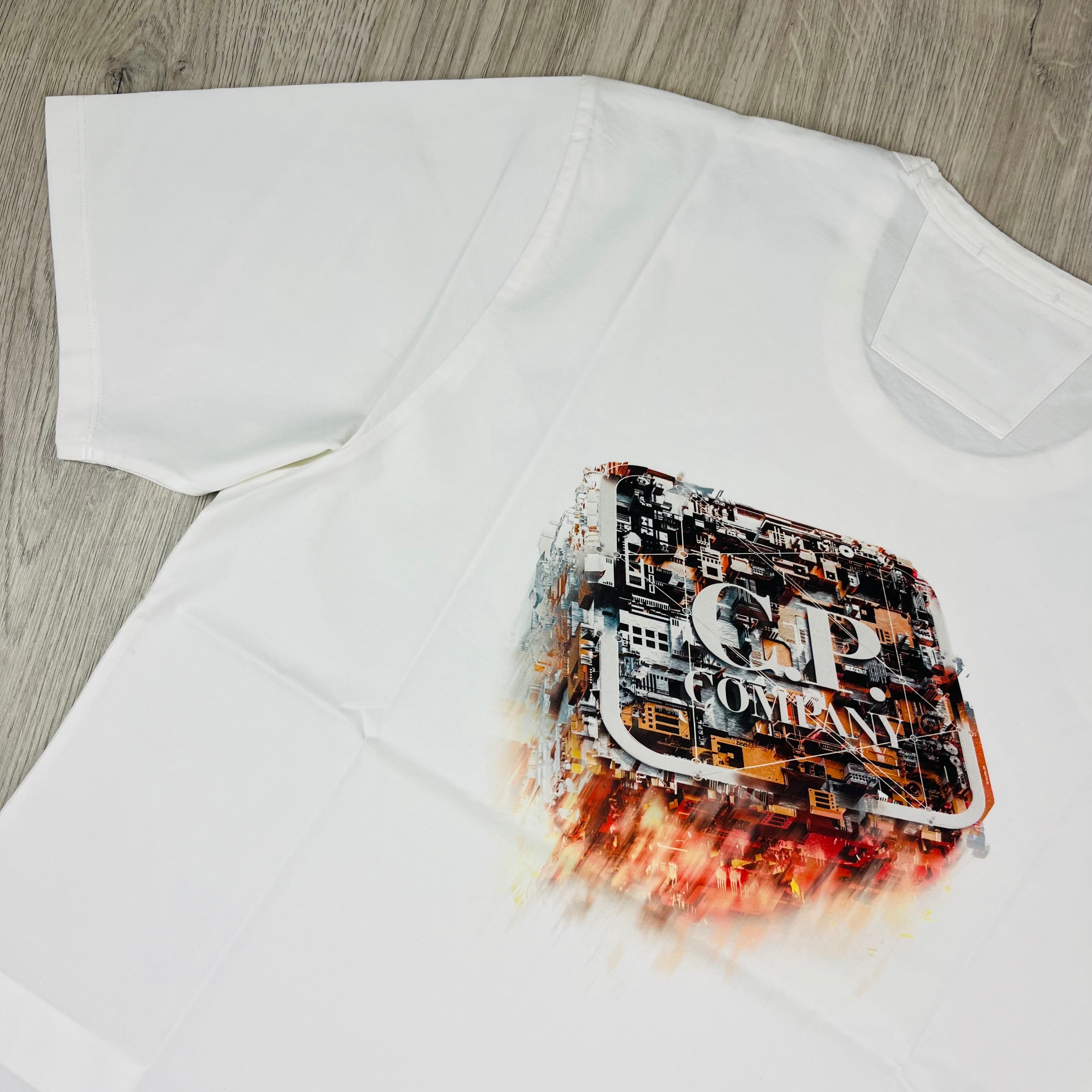 CP Company Metropolis T-Shirt - White Ironleague