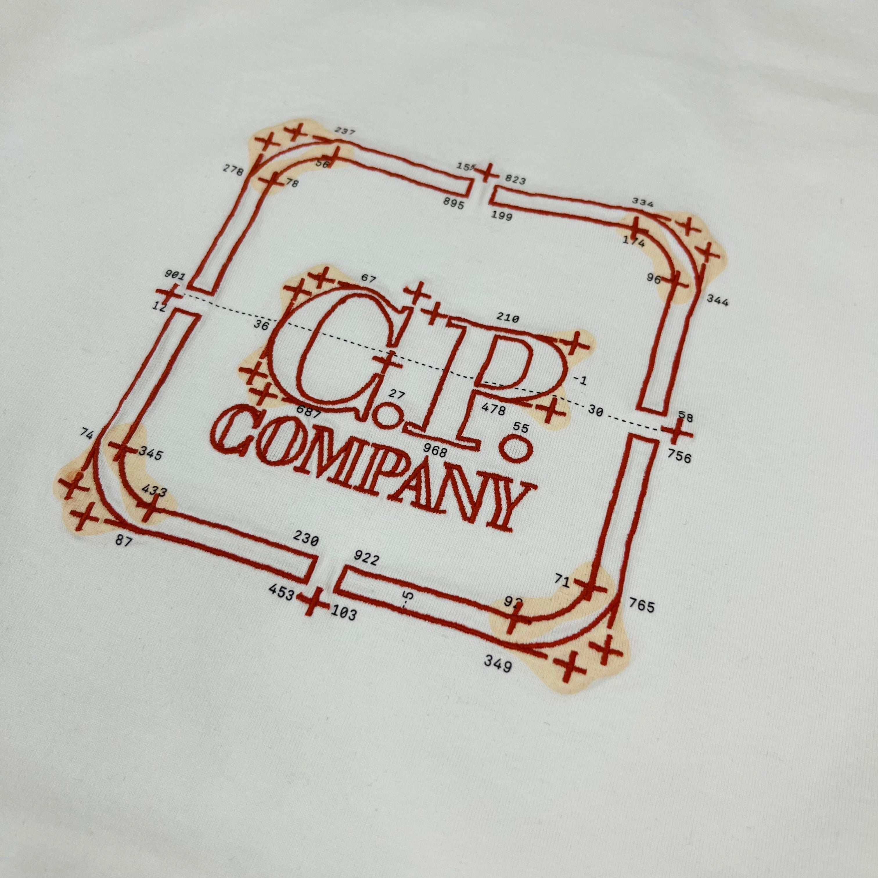 CP Company Metropolis T-Shirt - White Ironleague