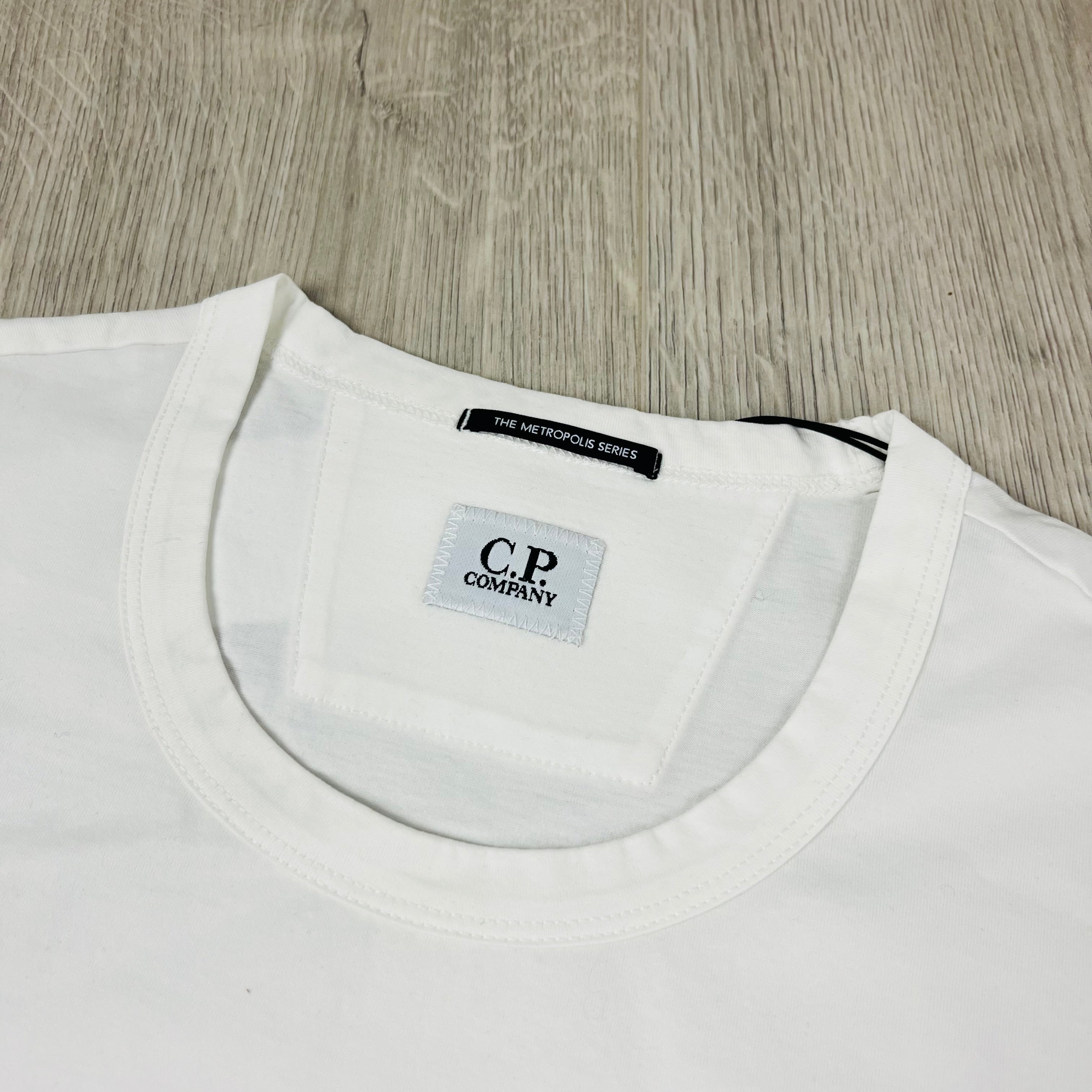 CP Company Metropolis T-Shirt - White Ironleague