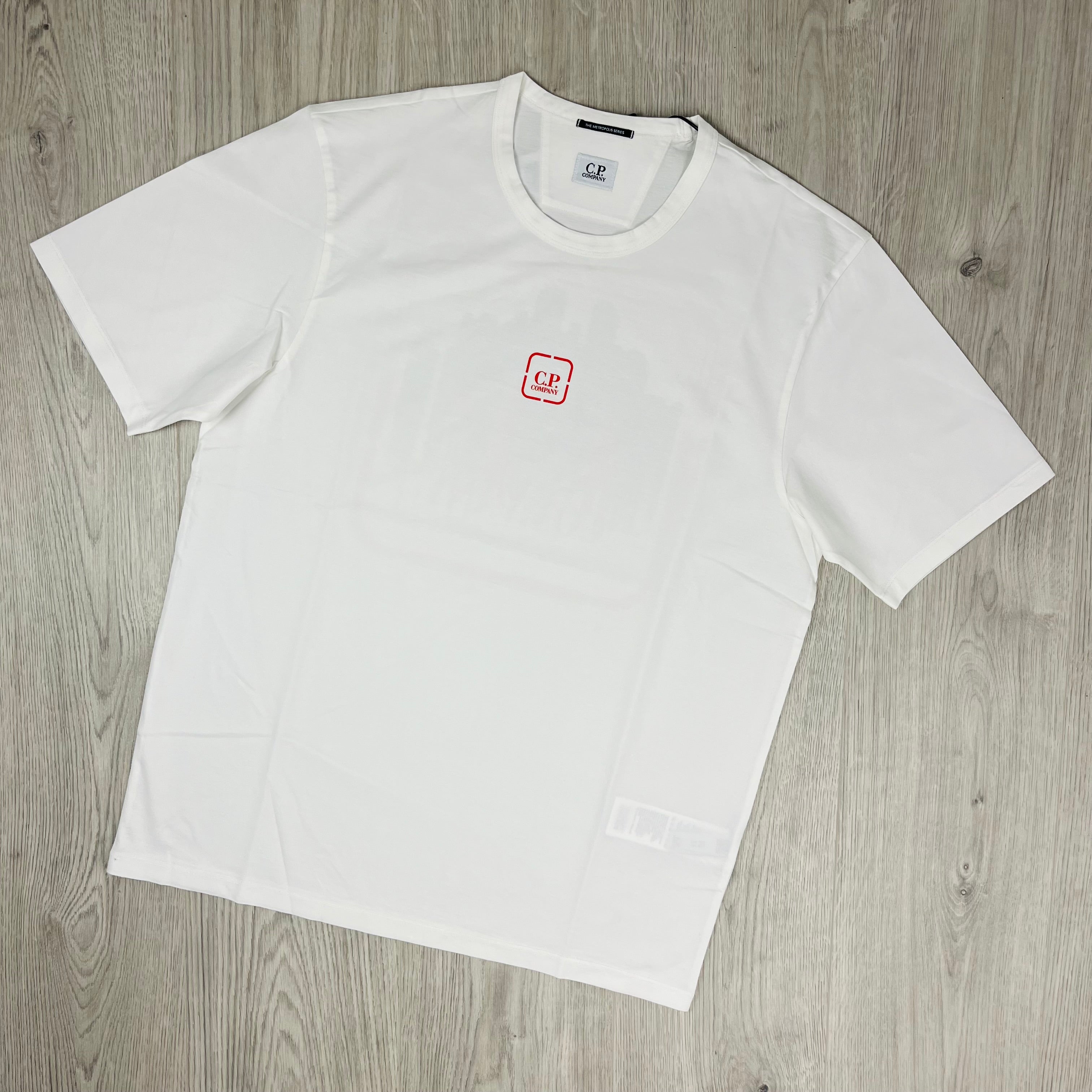CP Company Metropolis T-Shirt - White Ironleague