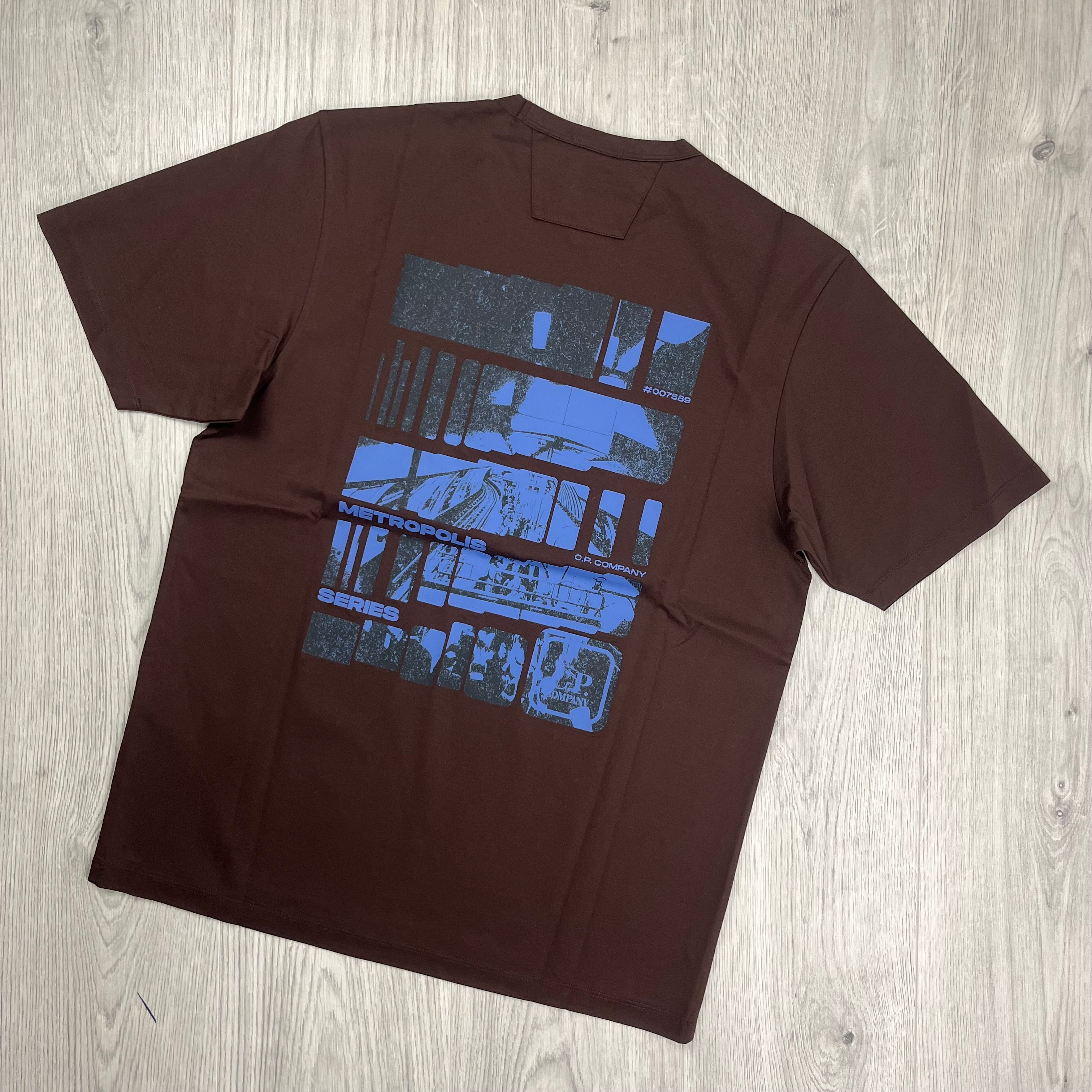 CP Company Metropolis T-Shirt - Rum Raisin Ironleague