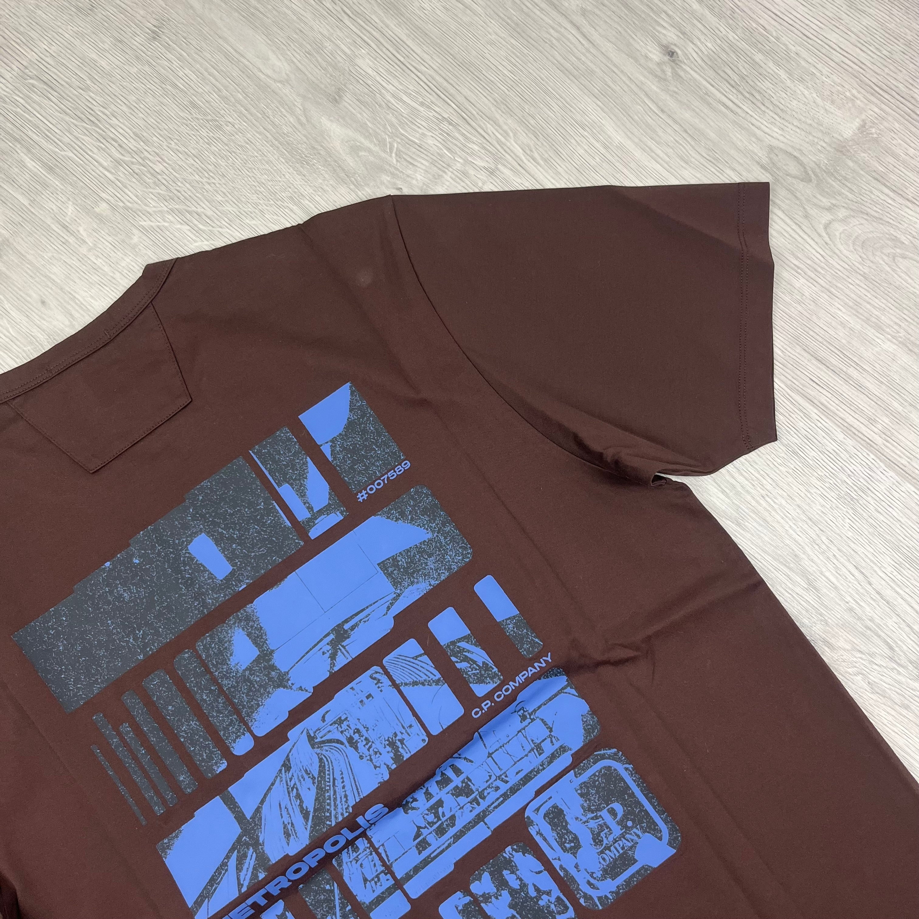 CP Company Metropolis T-Shirt - Rum Raisin Ironleague
