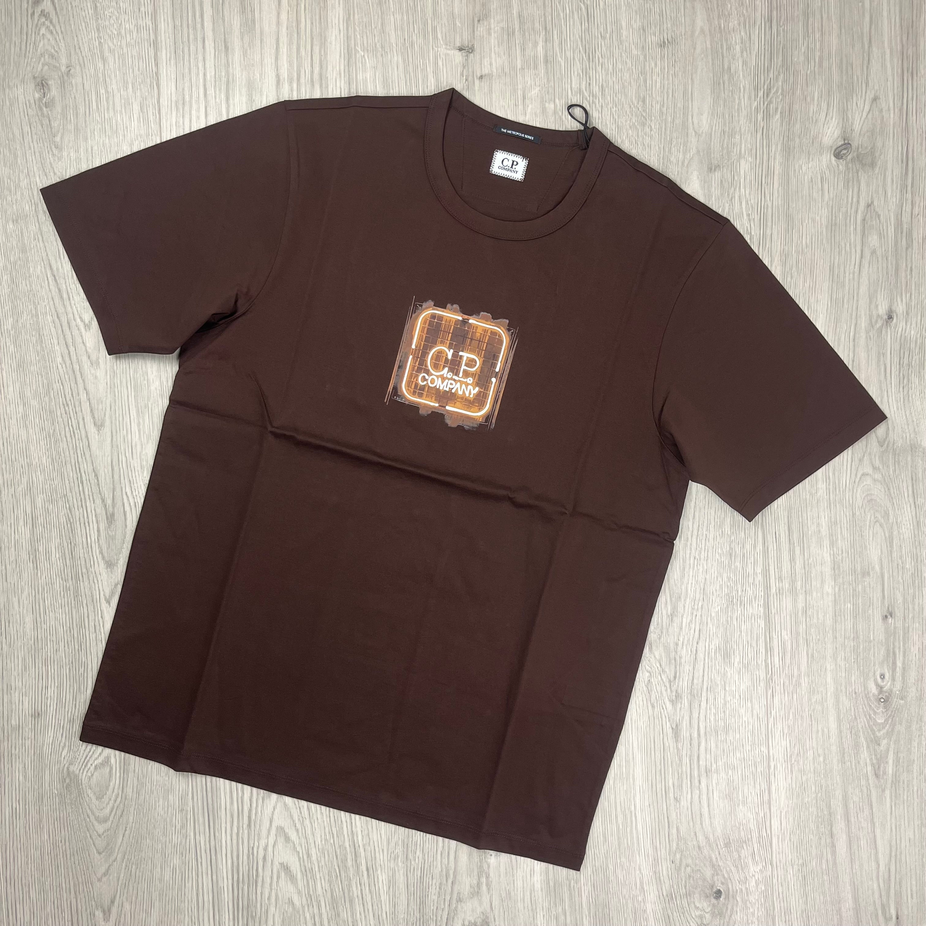 CP Company Metropolis T-Shirt - Rum Raisin Ironleague