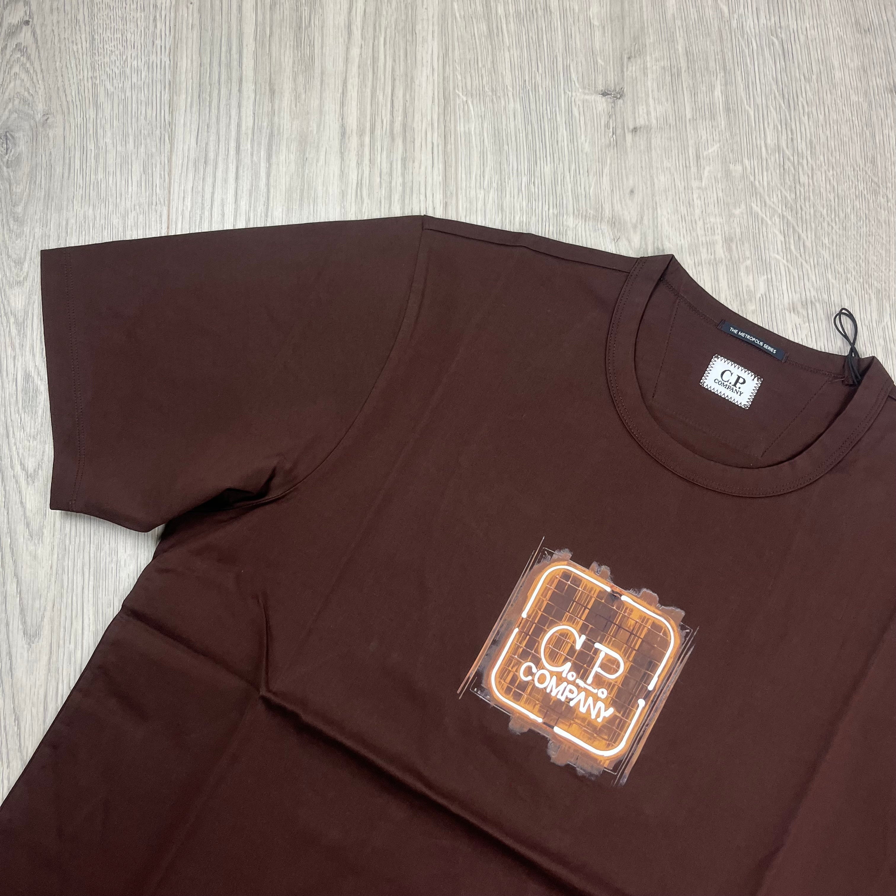 CP Company Metropolis T-Shirt - Rum Raisin Ironleague