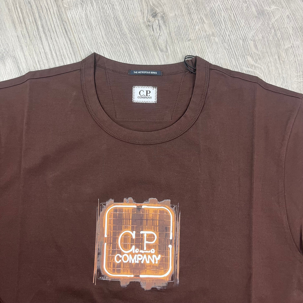 CP Company Metropolis T-Shirt - Rum Raisin Ironleague
