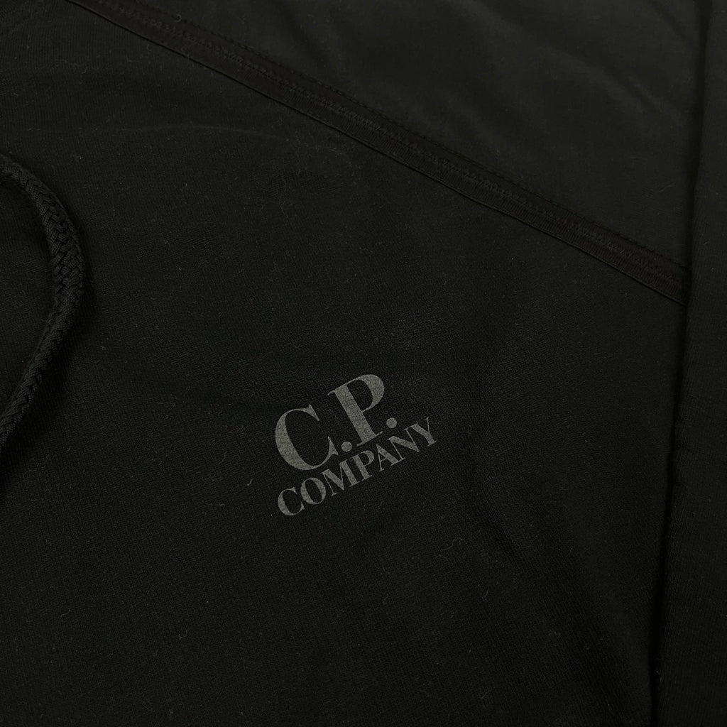 CP Company Light Fleece Hoodie -  Black Ironleague