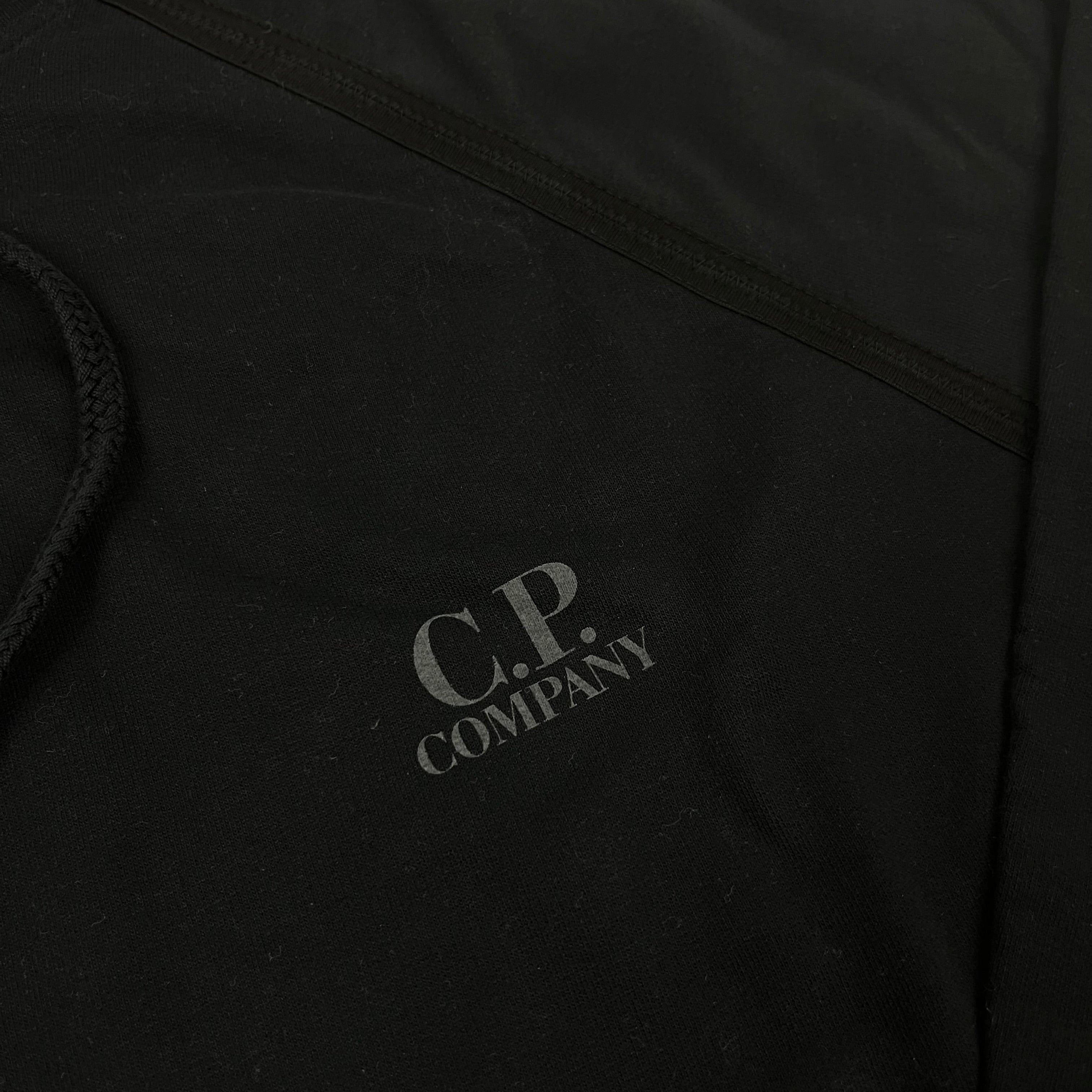 CP Company Light Fleece Hoodie -  Black Ironleague