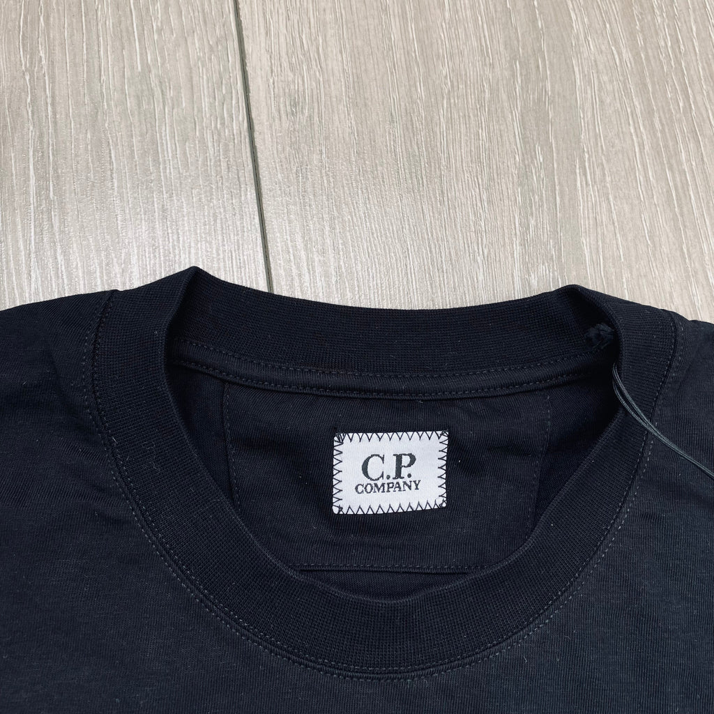 CP Company Printed T-Shirt - Black Ironleague