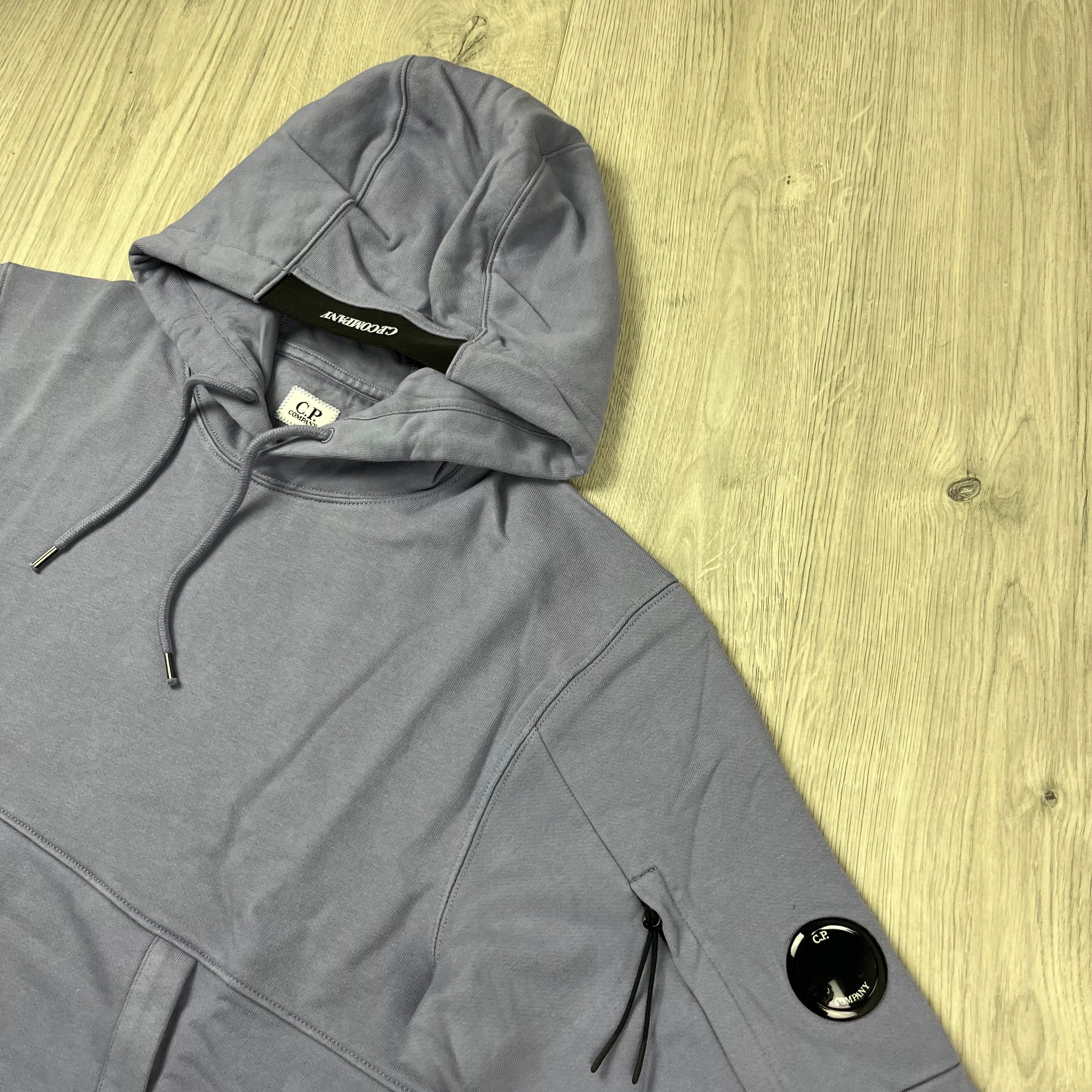 CP Company Raised Fleece Hoodie - Lavender Violet Ironleague