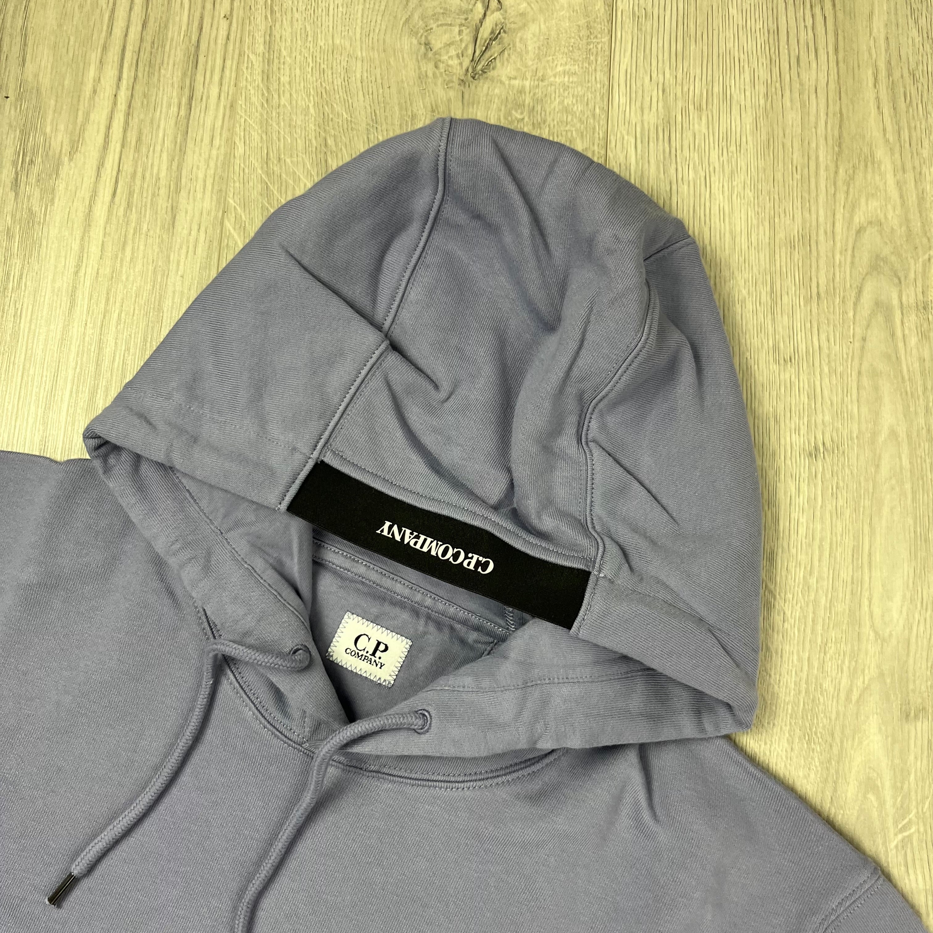 CP Company Raised Fleece Hoodie - Lavender Violet Ironleague